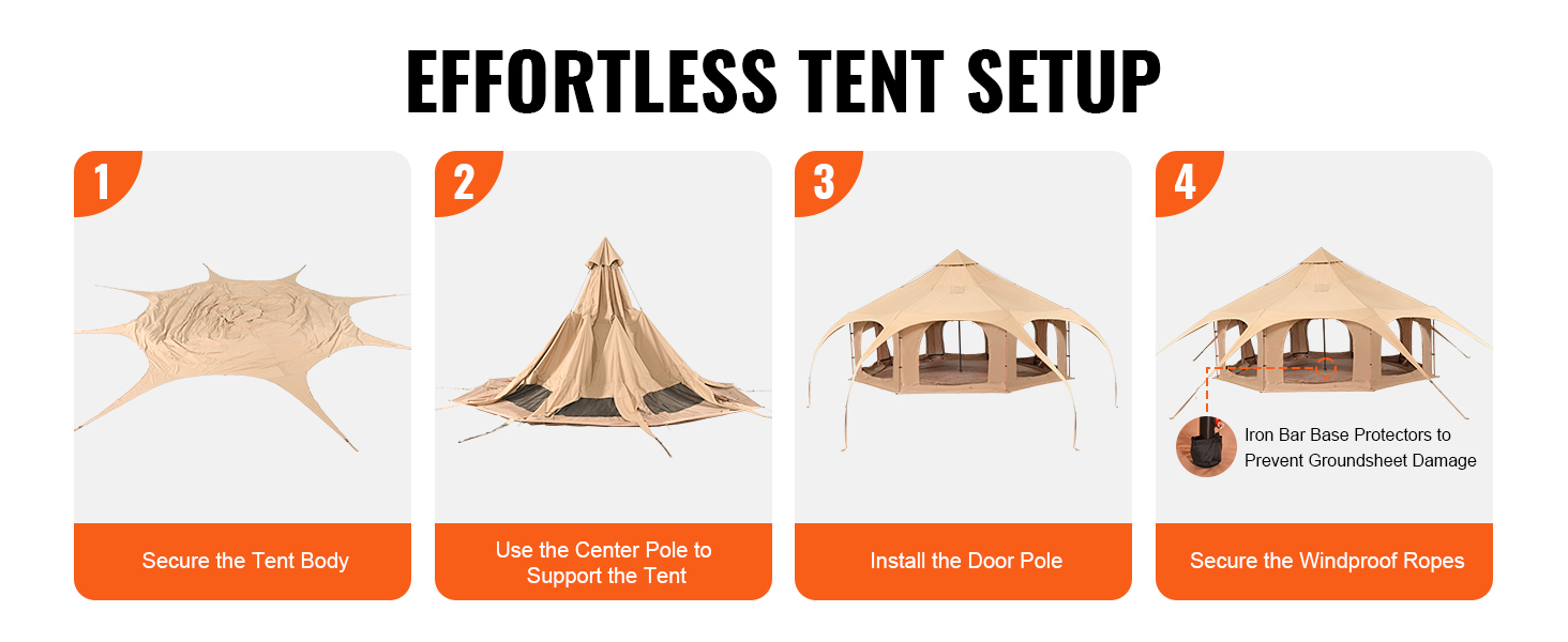 Canvas Bell Tent A100 2.4w