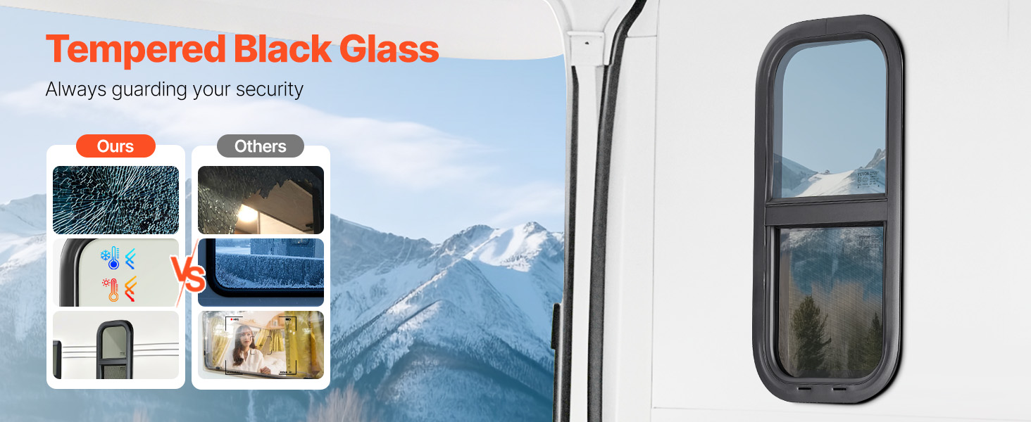 Vertical RV Window 12