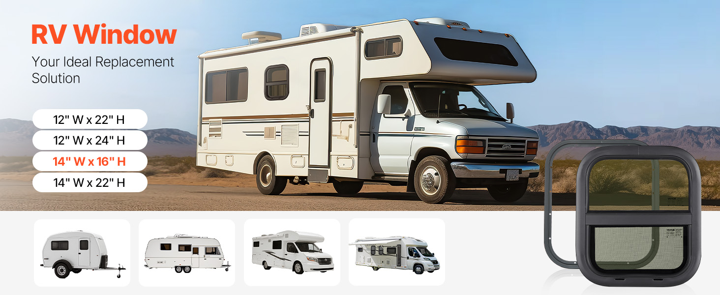 Vertical RV Window 14