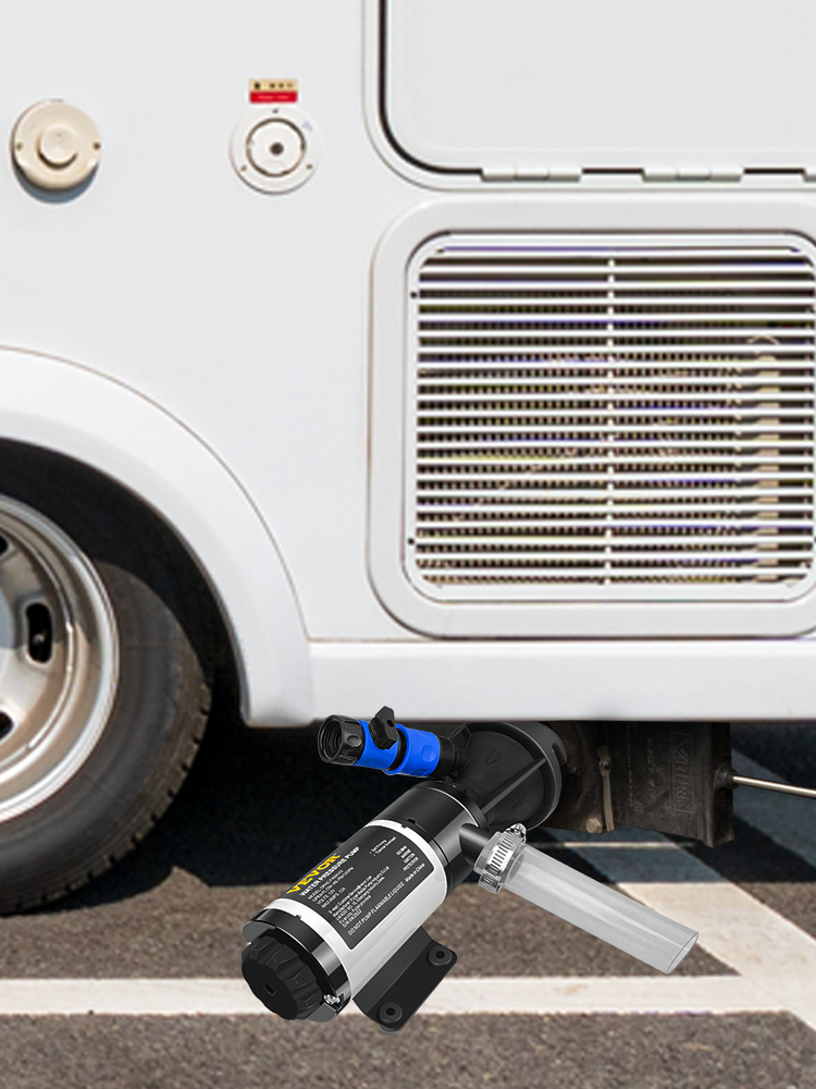 VEVOR RV Macerator Pump 12V/24V 12 GPM Selfpriming Water Waste Pumps w