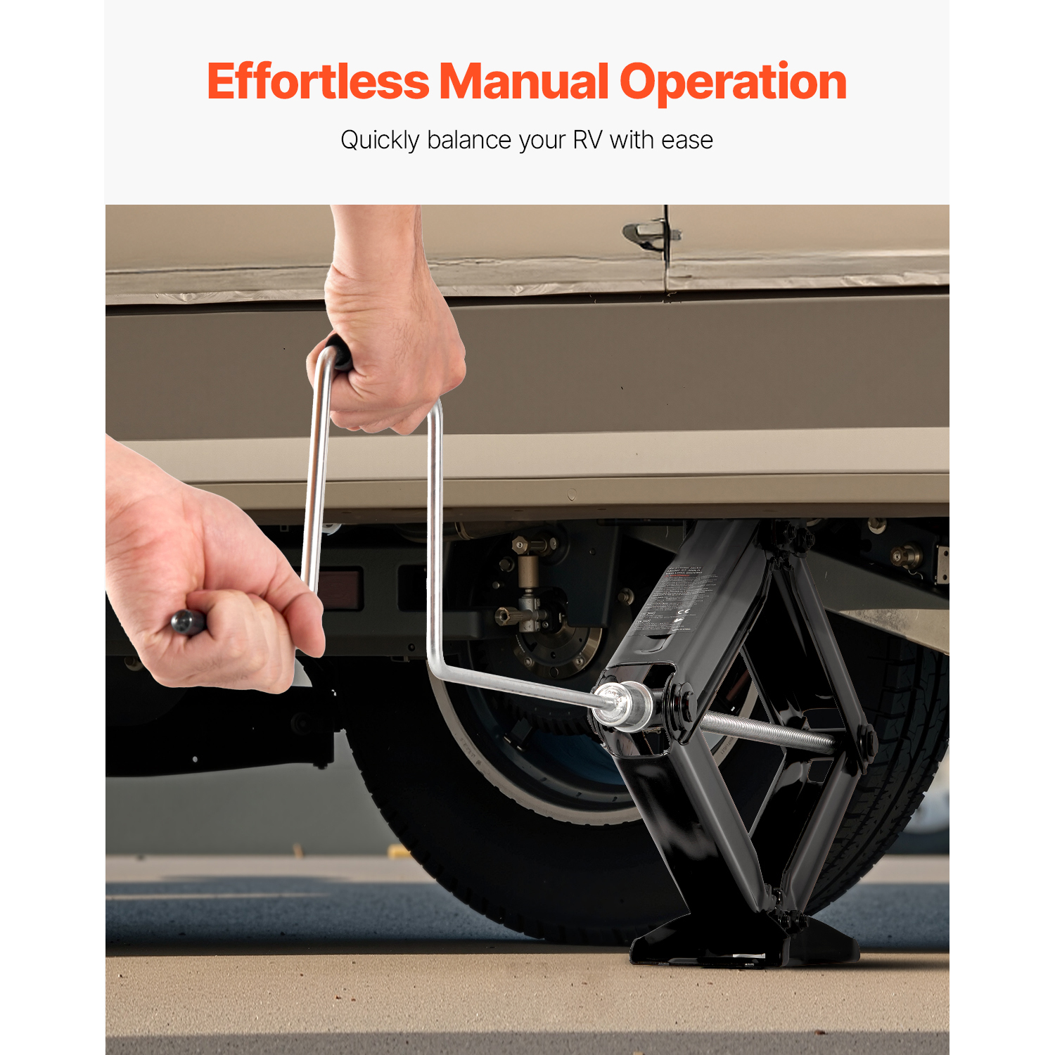 Set2/4 RV Scissor Jacks 5000-9000lbs Camper Trailer Stabilizer Leveling Jack Kit