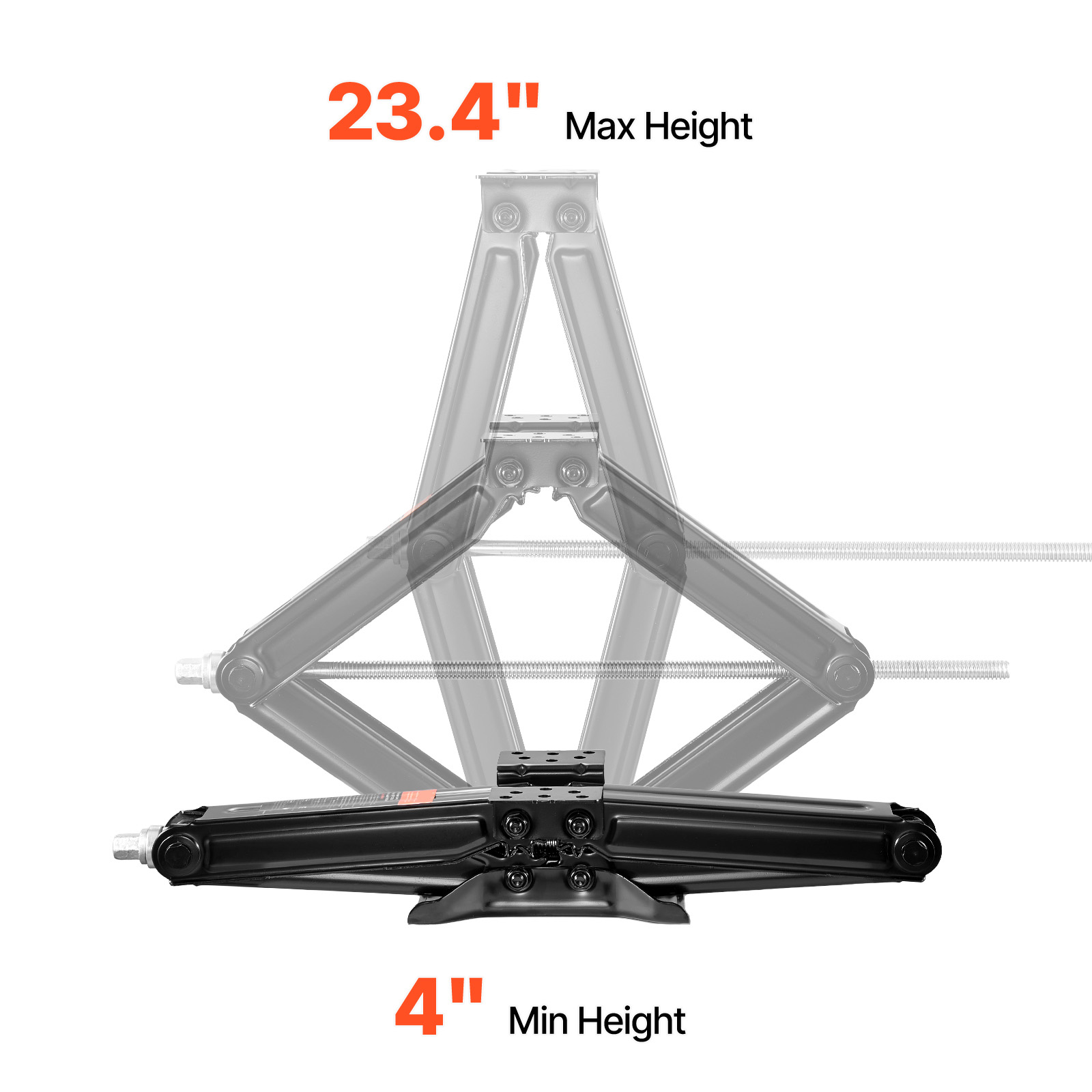 Set2/4 RV Scissor Jacks 5000-9000lbs Camper Trailer Stabilizer Leveling Jack Kit