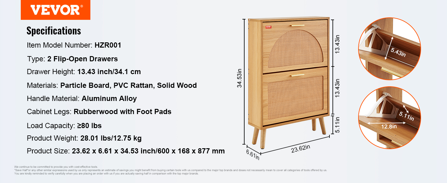 Zapatero de madera maciza, organizador de zapatos de 3 niveles, gabinete de  almacenamiento de gran capacidad para entrada/sala de estar/estudio