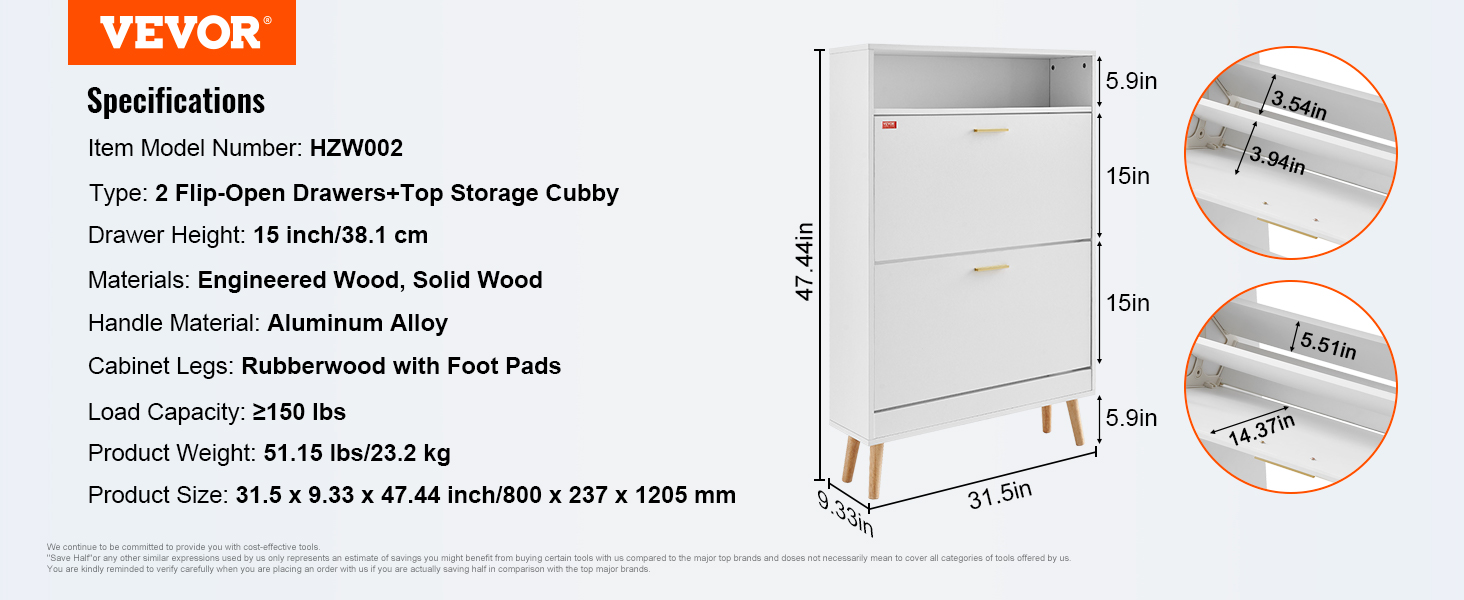 Scarpiera A 5 Cassetti – Bianco Sonoma – 85x74x35 Cm – Per Corridoio, Camera Da Letto, Ingresso – Mobile Contenitore Facile Da Montare