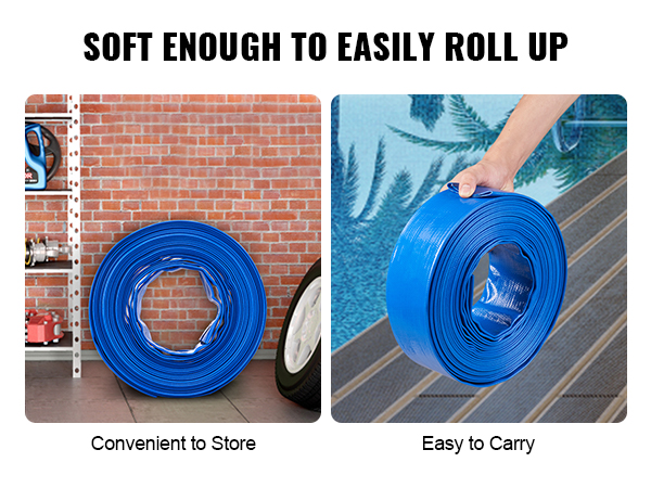 Wholesale Lay Flat Discharge Hose - Pool Filter Backwash Hose with