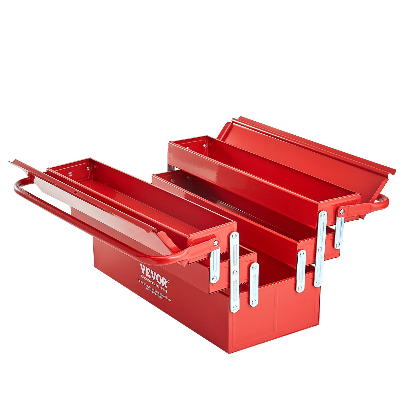 VEVOR Tool Box 218.4/457.2/520mm Portable Metal Tool Box 3/4/5 Drawers Organizer - Picture 24 of 72