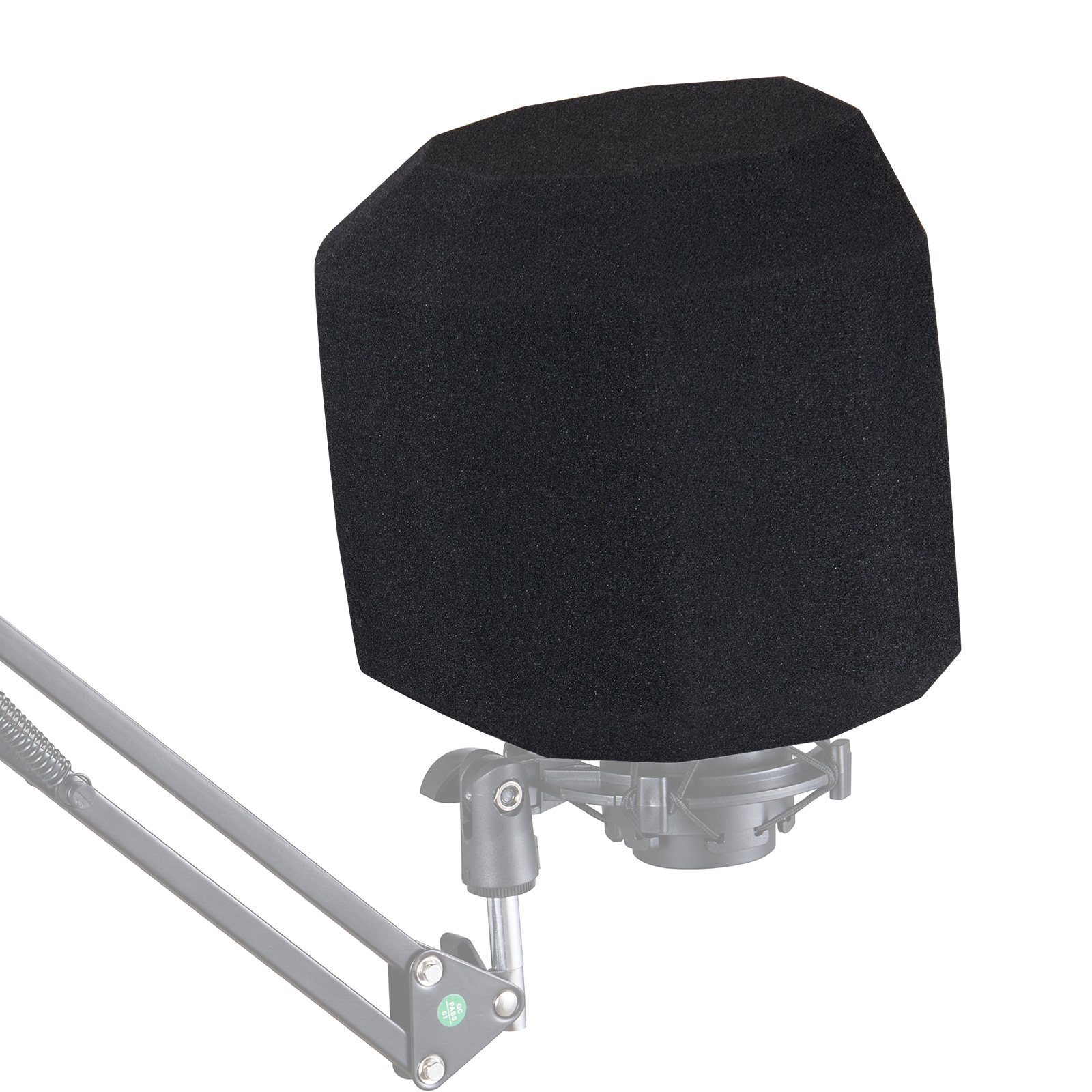VEVOR Microphone Isolation Ball High-Density Foam with Dual-Layered Pop Filter - Picture 14 of 86