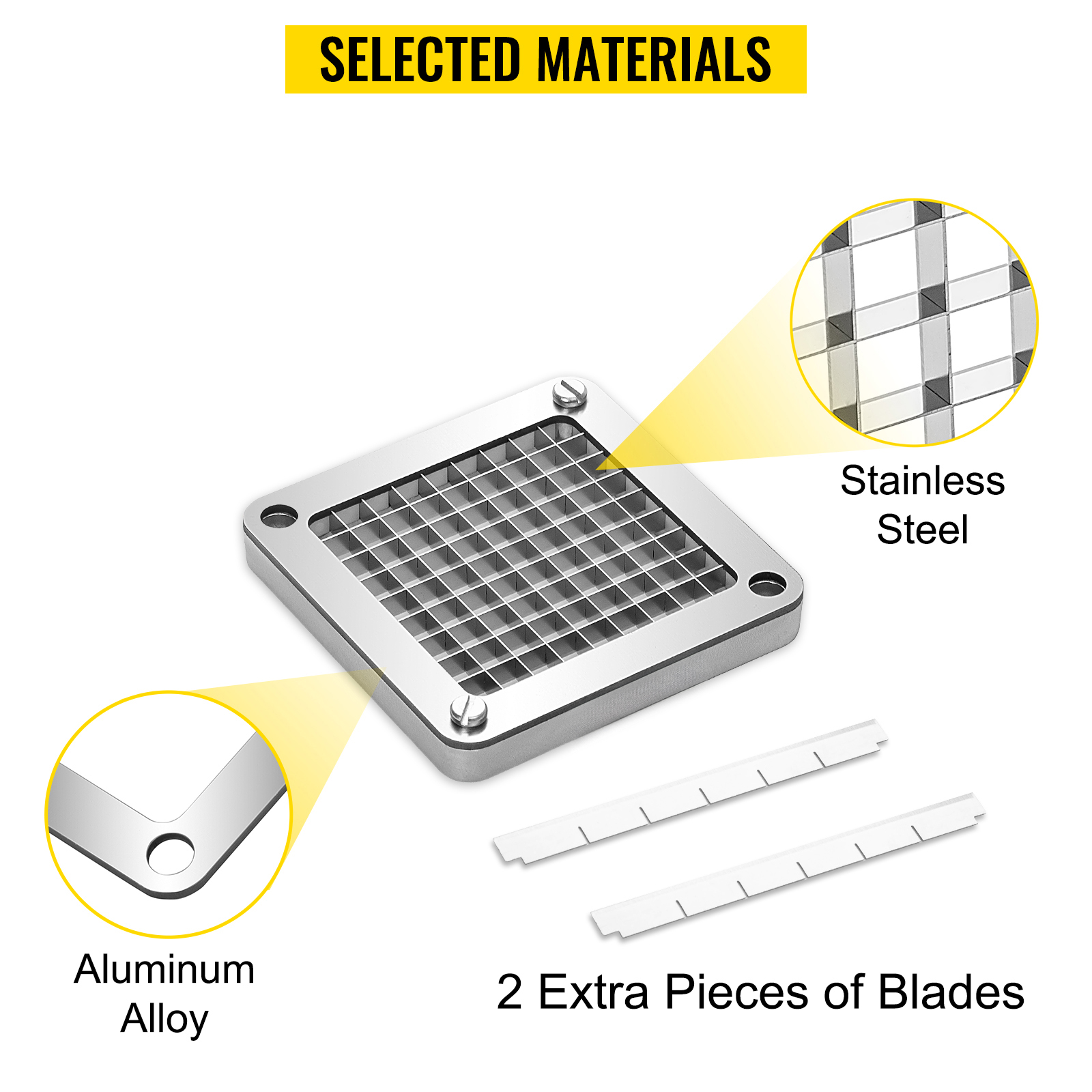 Replacement Chopper Blade,3/8 inch,3 PCS