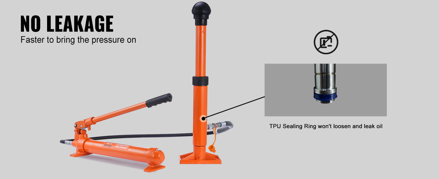 VEVOR hidraulikus autóemelő légszivattyú 12t, léghidraulikus emelő 135 mm-es löket piros, 100/195/300/500 mm hosszabbító rúd, elektrosztatikus porszóró autójavító műhely