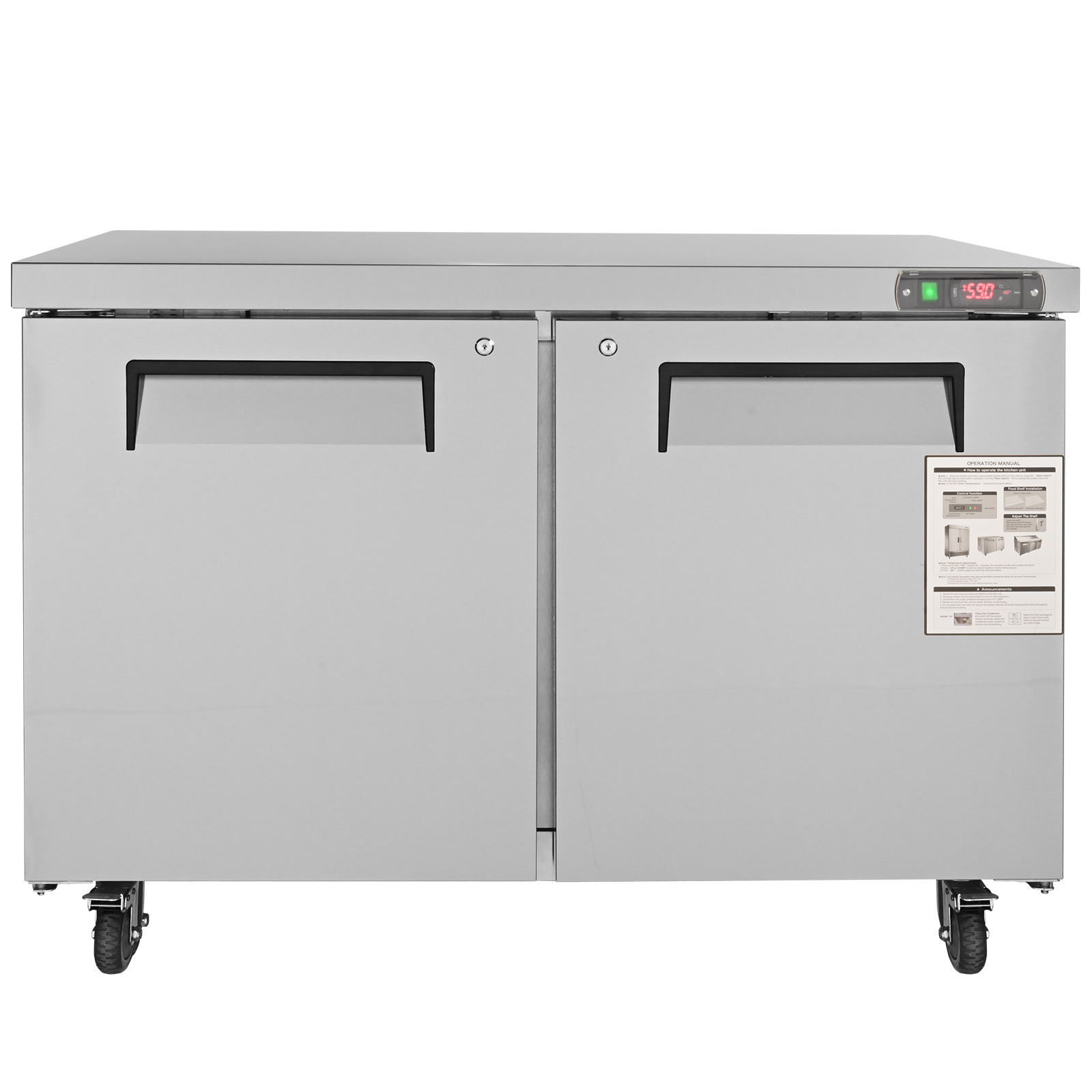 Uimoso 28/48/60/72" Refrigeration Sandwich Salad Prep Table Undercounter Worktop - Picture 109 of 145