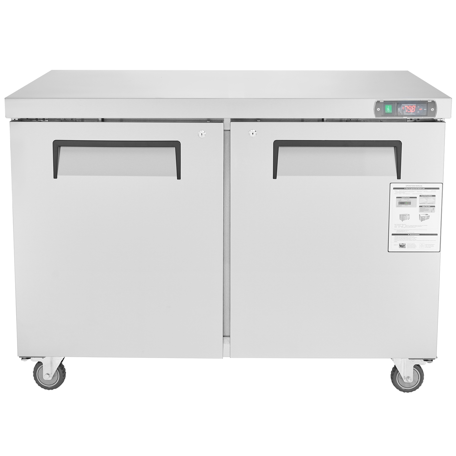 Uimoso 28/48/60/72" Refrigeration Sandwich Salad Prep Table Undercounter Worktop - Picture 110 of 145