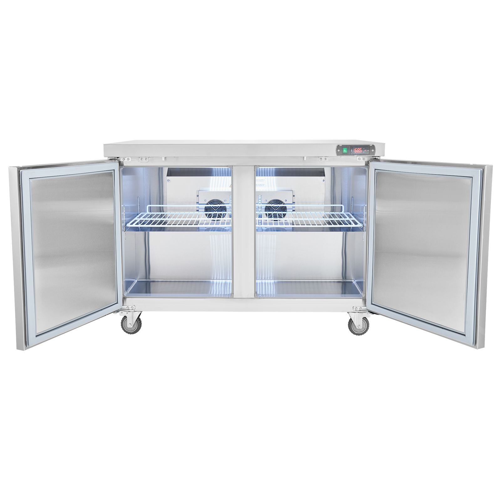 Uimoso 28/48/60/72" Refrigeration Sandwich Salad Prep Table Undercounter Worktop - Picture 119 of 145