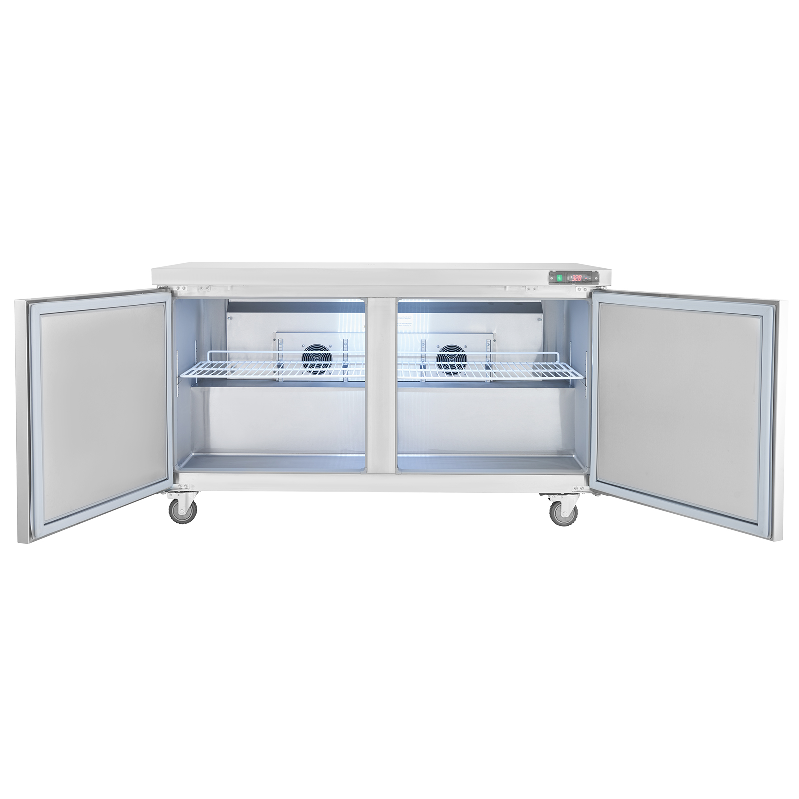 Uimoso 28/48/60/72" Refrigeration Sandwich Salad Prep Table Undercounter Worktop - Picture 131 of 145