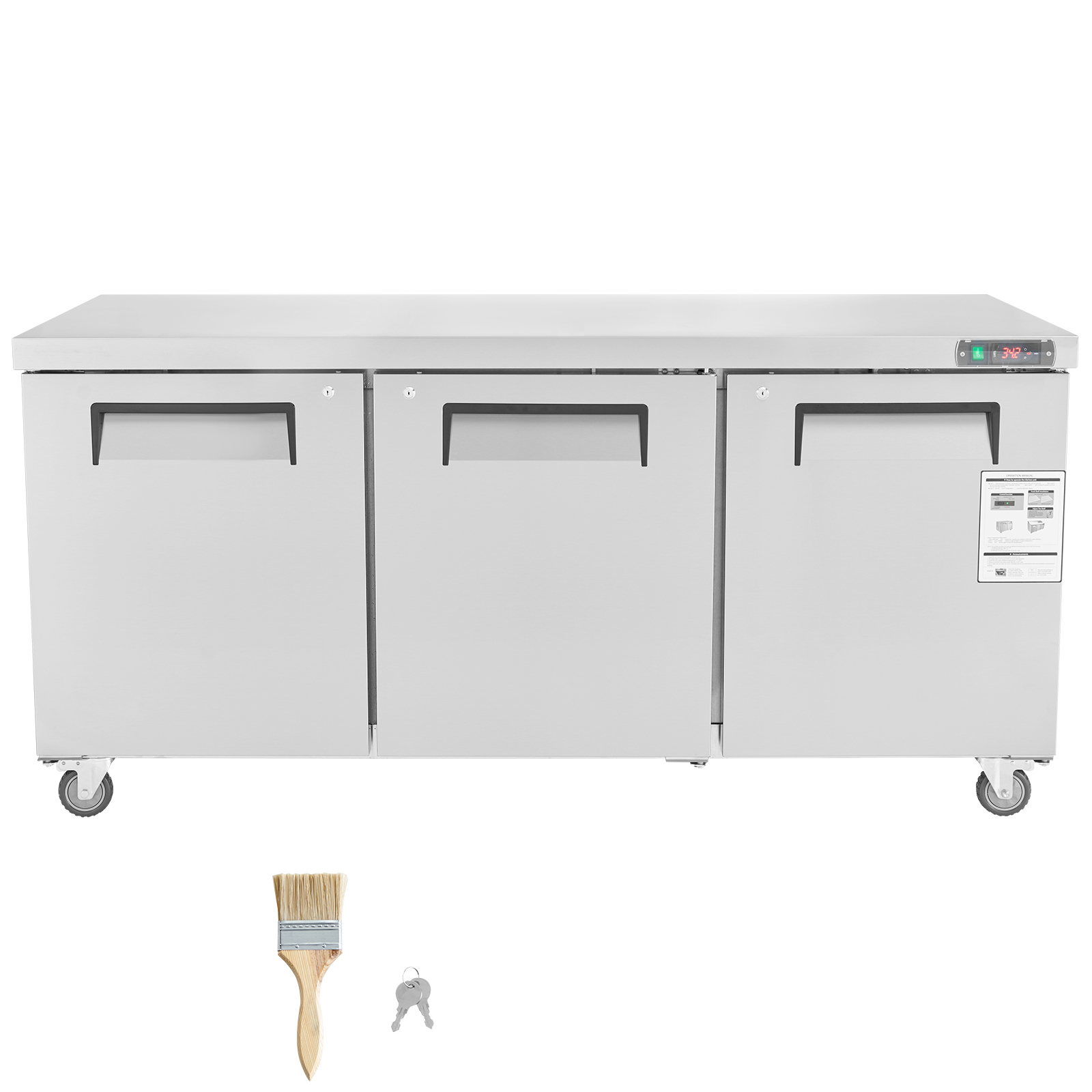 Uimoso 28/48/60/72" Refrigeration Sandwich Salad Prep Table Undercounter Worktop - Picture 134 of 145