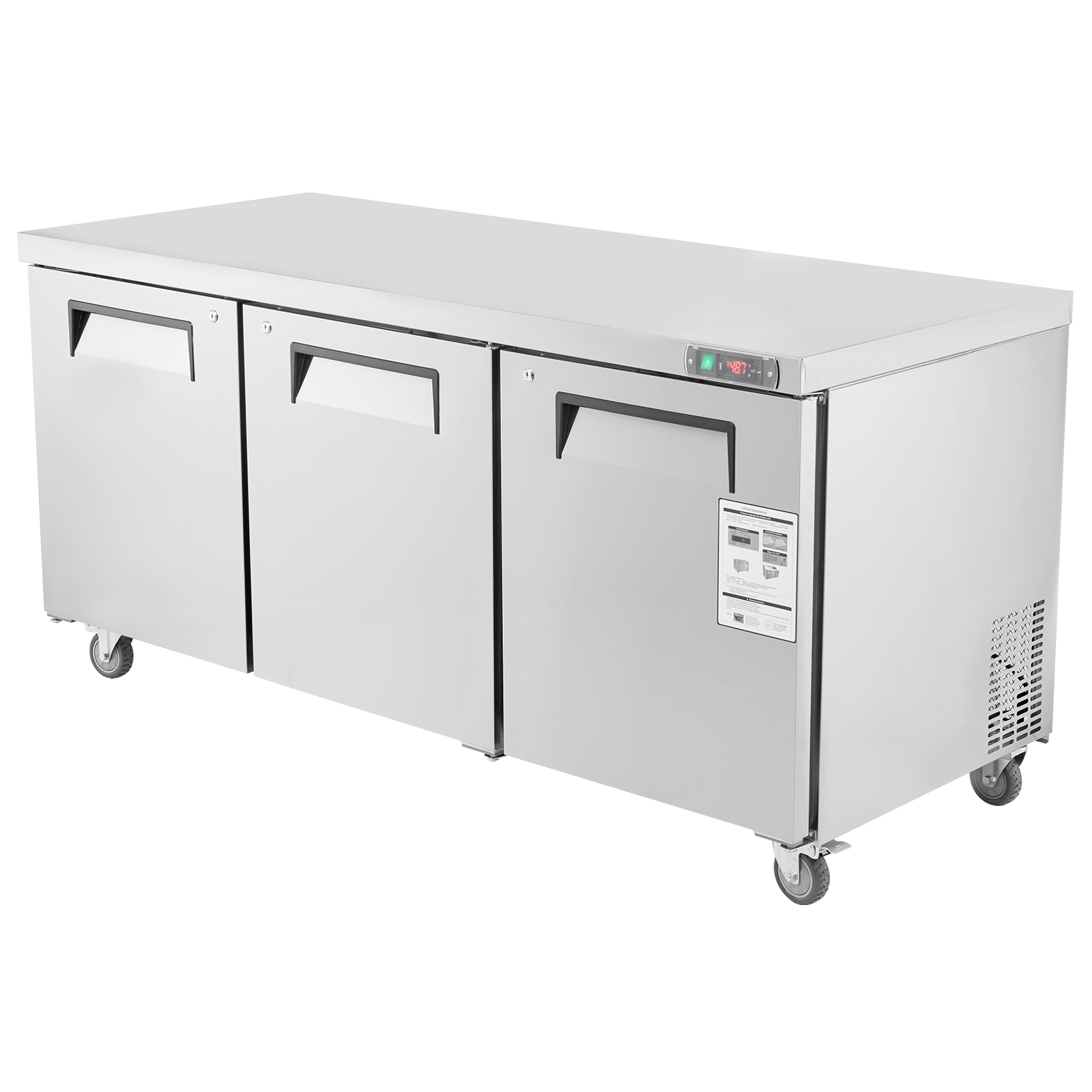 Uimoso 28/48/60/72" Refrigeration Sandwich Salad Prep Table Undercounter Worktop - Picture 144 of 145