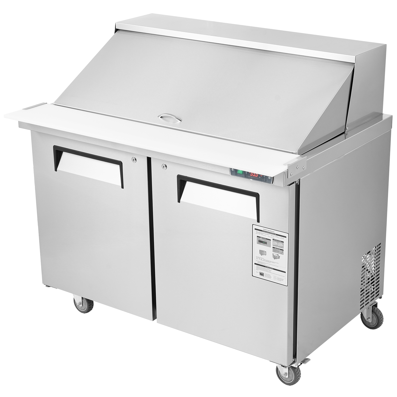 Uimoso 28/48/60/72" Refrigeration Sandwich Salad Prep Table Undercounter Worktop - Picture 49 of 145