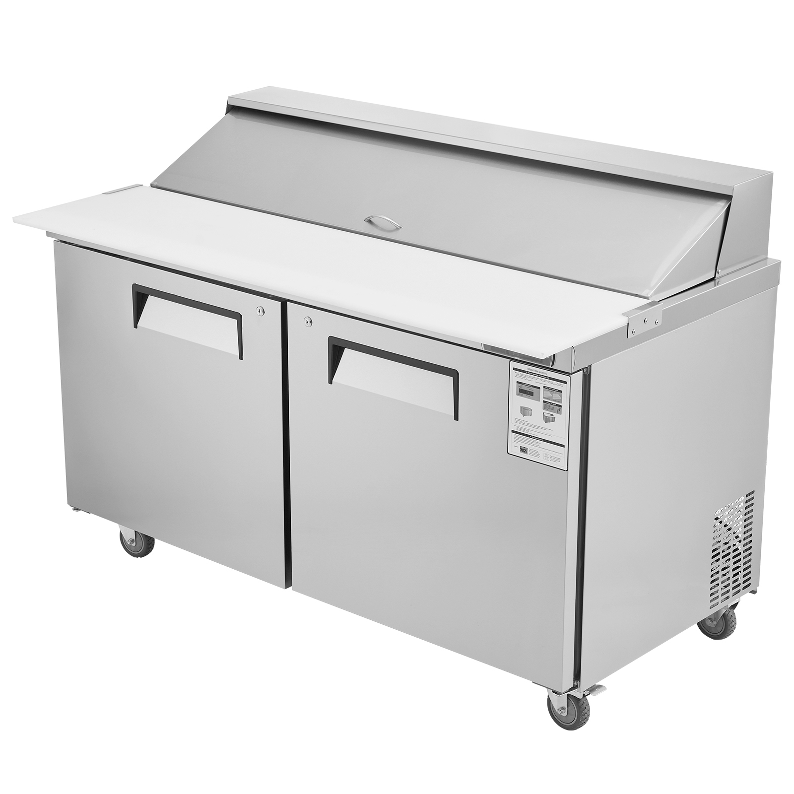 Uimoso 28/48/60/72" Refrigeration Sandwich Salad Prep Table Undercounter Worktop - Picture 61 of 145