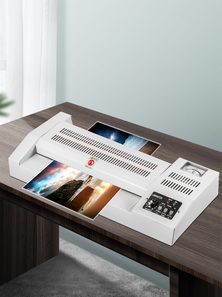 VEVOR Lamination Machine 12.6" Thermal Laminator Machine 4 Rollers System Portable Laminating Machine for Home School or Small Office Suitable for Use with Photos, Handouts or Other Laminating Needs