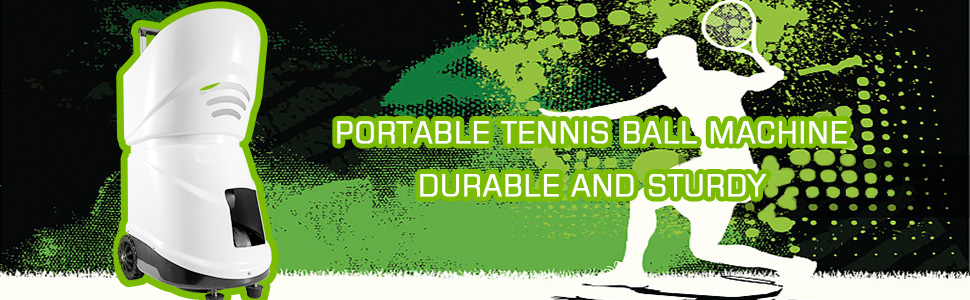 Machine de Balle de Tennis Portable, Lanceur de Balle électronique pour Un  Lanceur et Un tireur de Balle efficaces, idéal pour l'entraînement de Tennis  débutant, Peut contenir 100 balles : : Sports