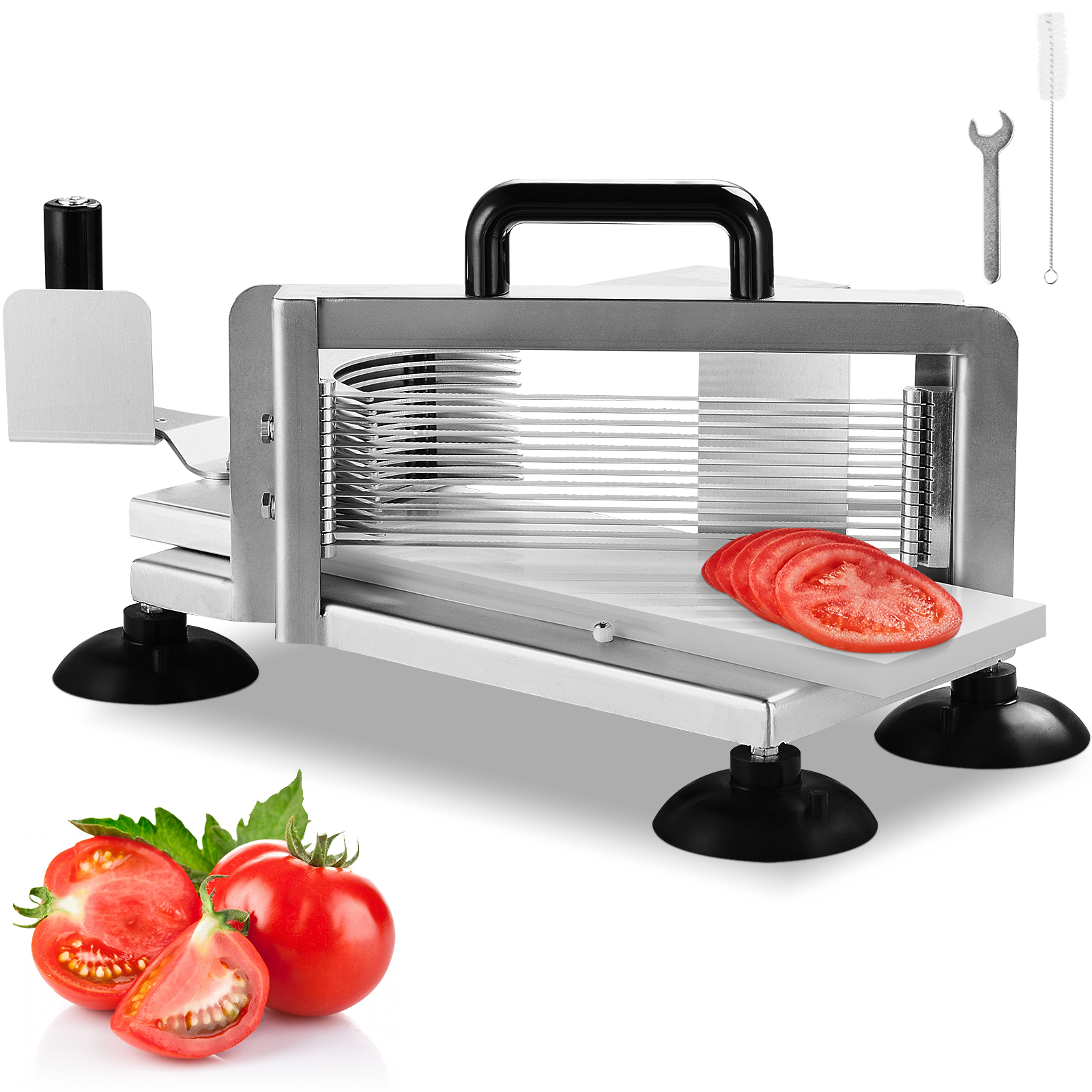 Commercial Tomato Slicer Fruit Vegetable Cutter Slicer 1/4" & 3/8" & 3/16" Blade