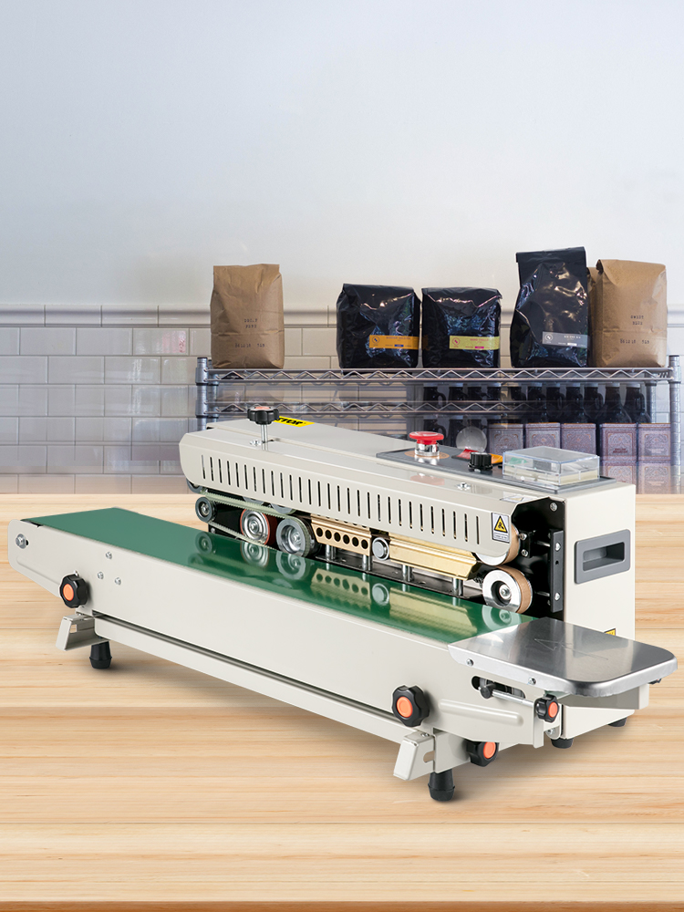 New FR770 Continuous Band Horizontal Bag Sealer Automatic Sealing