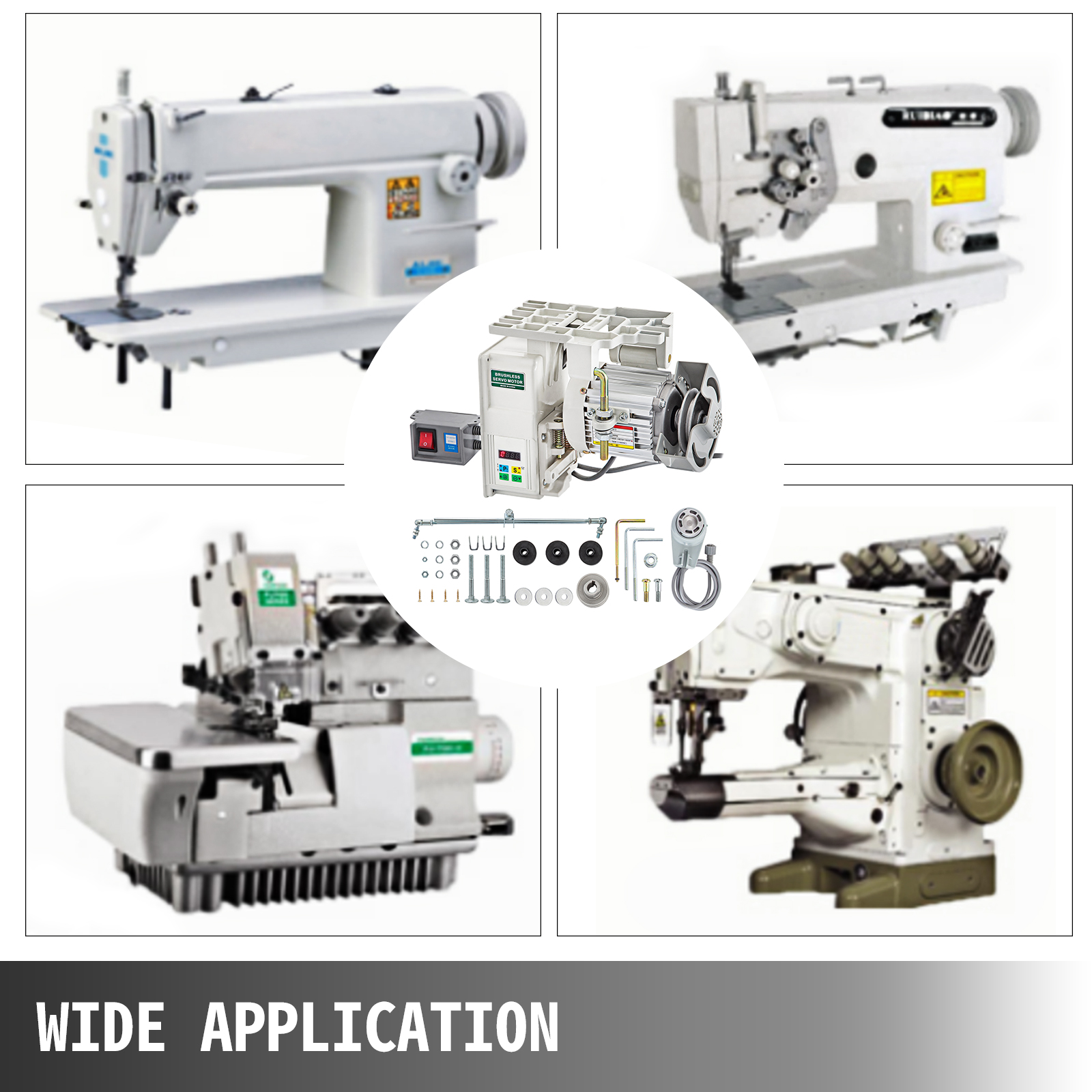 VEVOR Sewing Machine Servo Motor Sewing Servo Motor 800W 220V with