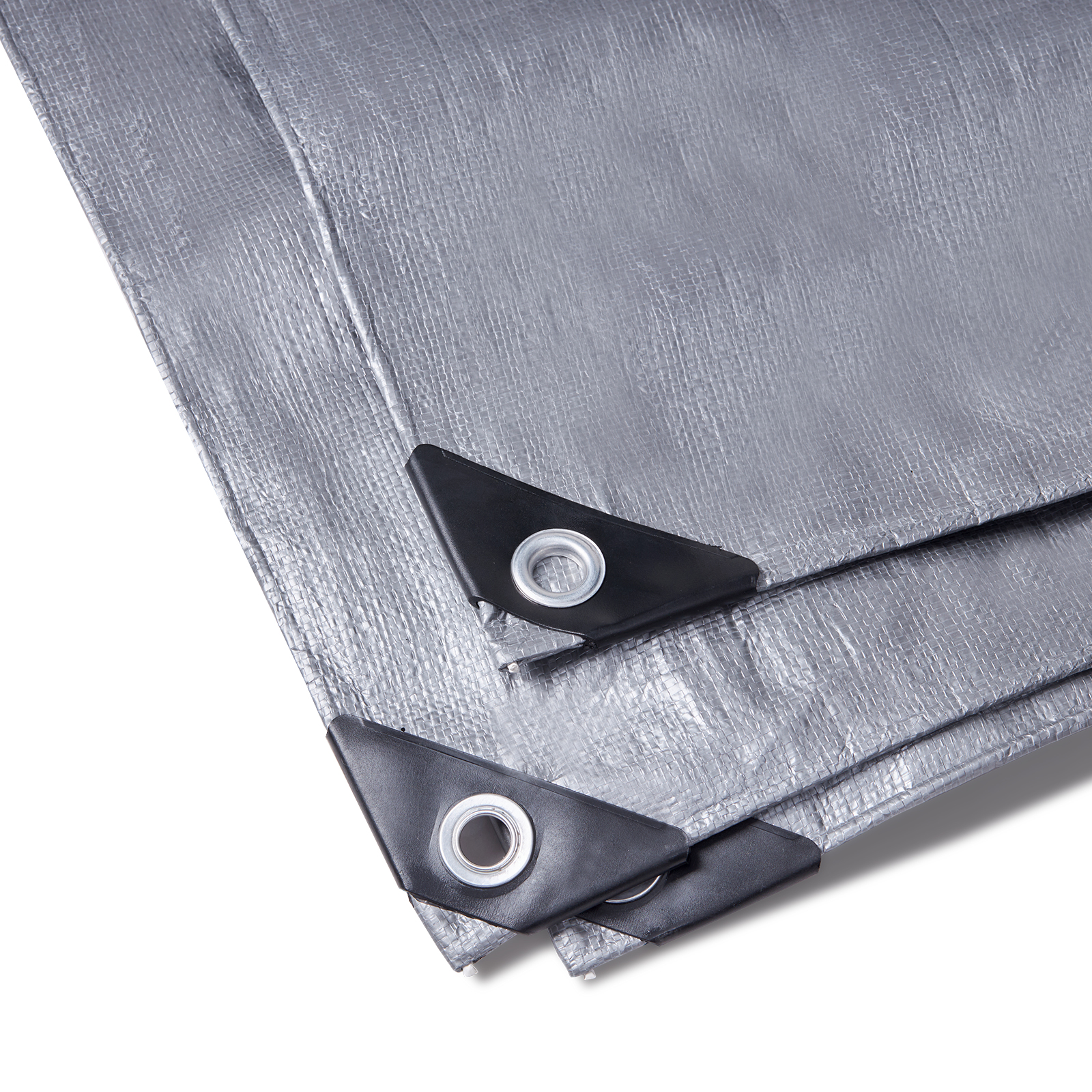 Toldo impermeable de polietileno, lona de protección con ojales de  aluminio, exterior, resistente al desgaste (Blanc