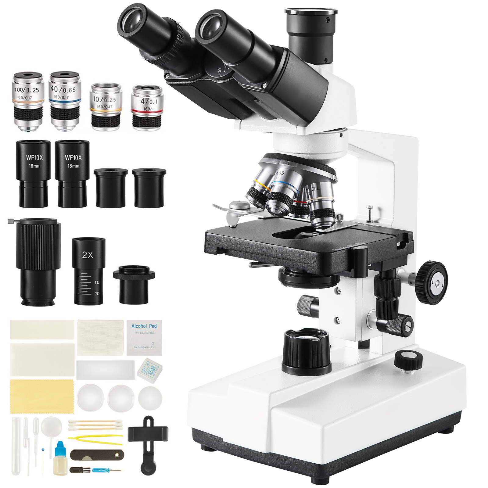 Uimoso Microscope Kit with Multiple Viewing Options and Adjustable Magnification