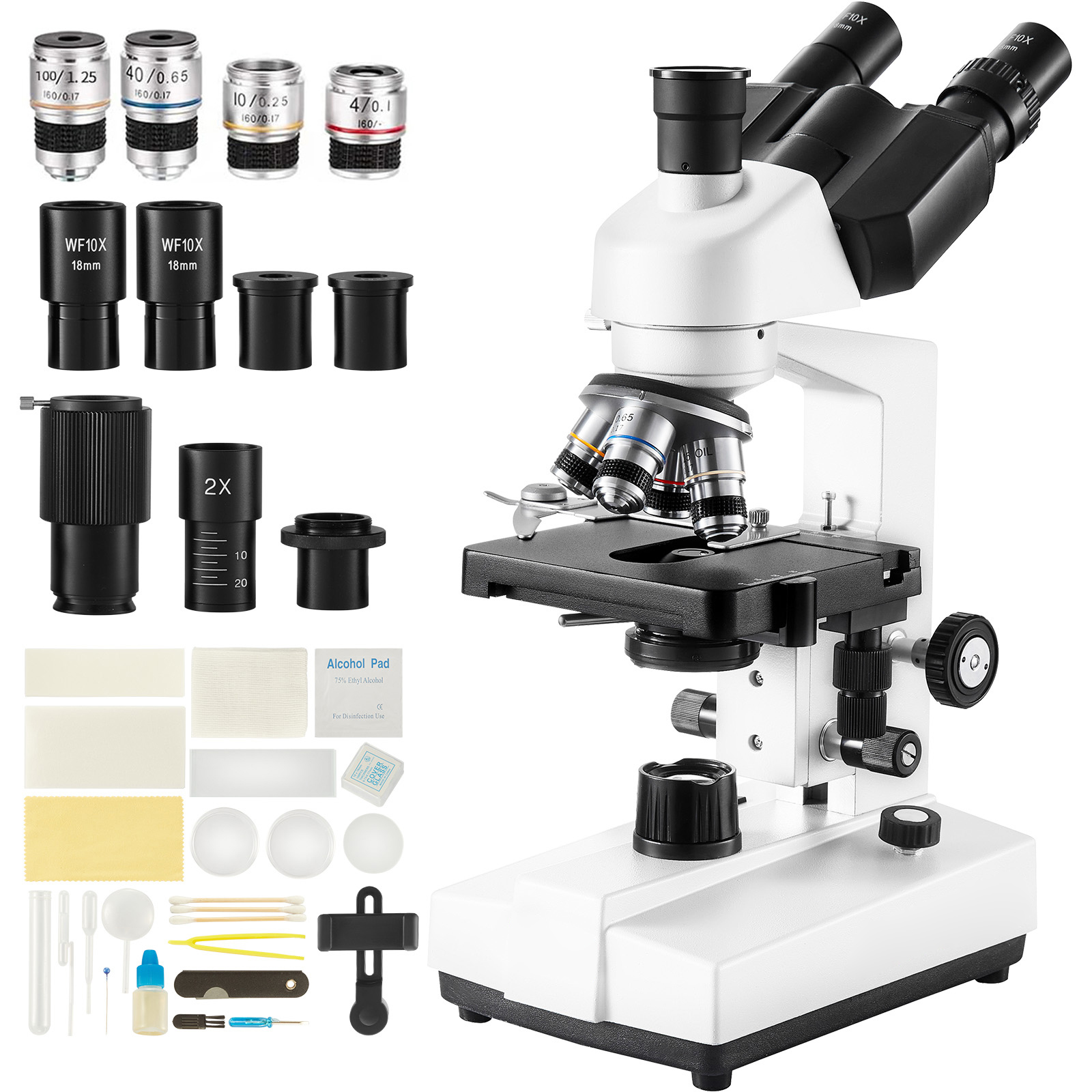 Uimoso Microscope Kit with Multiple Viewing Options and Adjustable Magnification