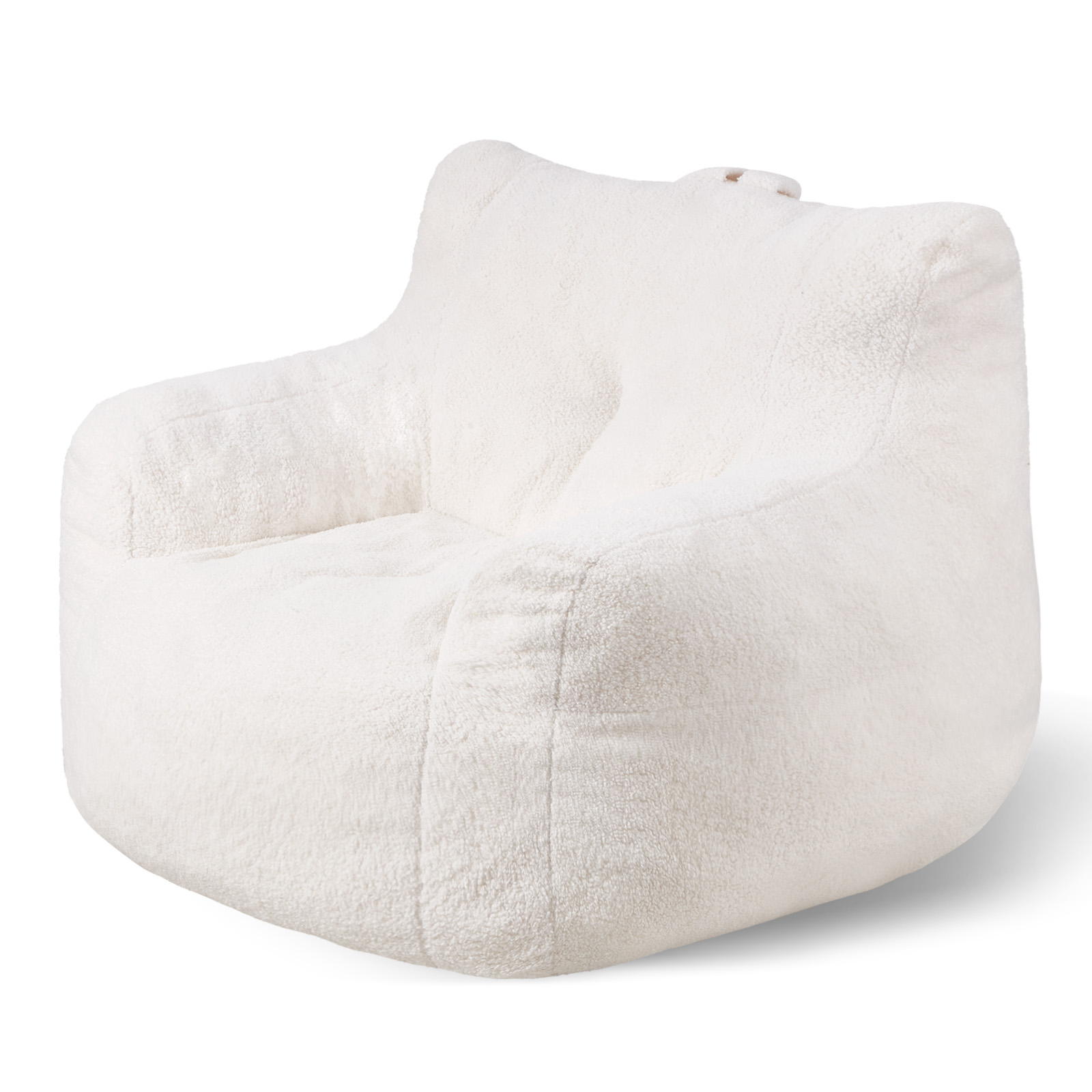 Bean Bag Chair with Armrests and Storage Pocket/Removable Cover & Dutch Velvet - Picture 13 of 62