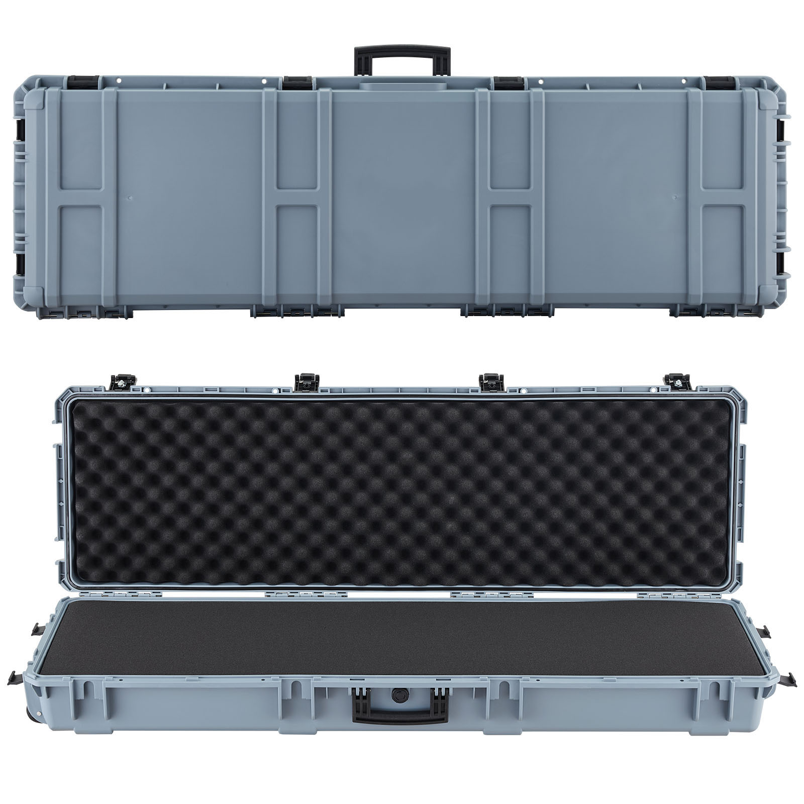 Uimoso Hard Rifle Case with IP67 Waterproof Design, Wheels & Customizable Foam