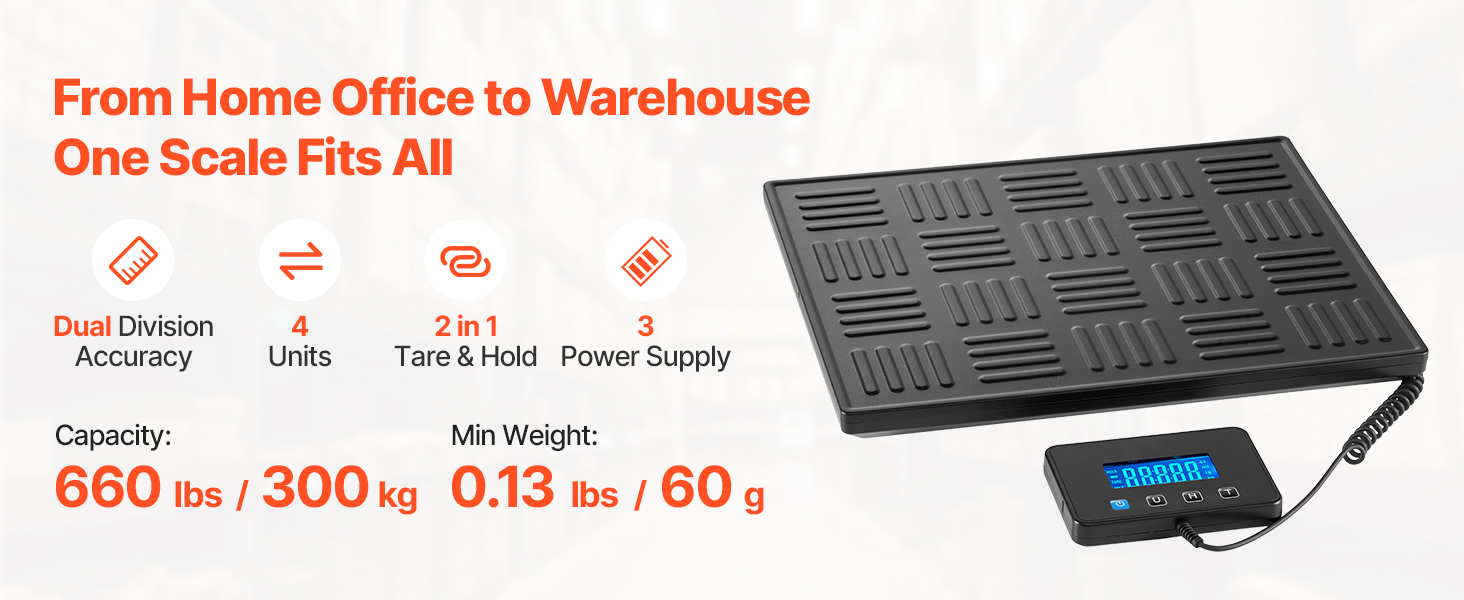 postal scale with display