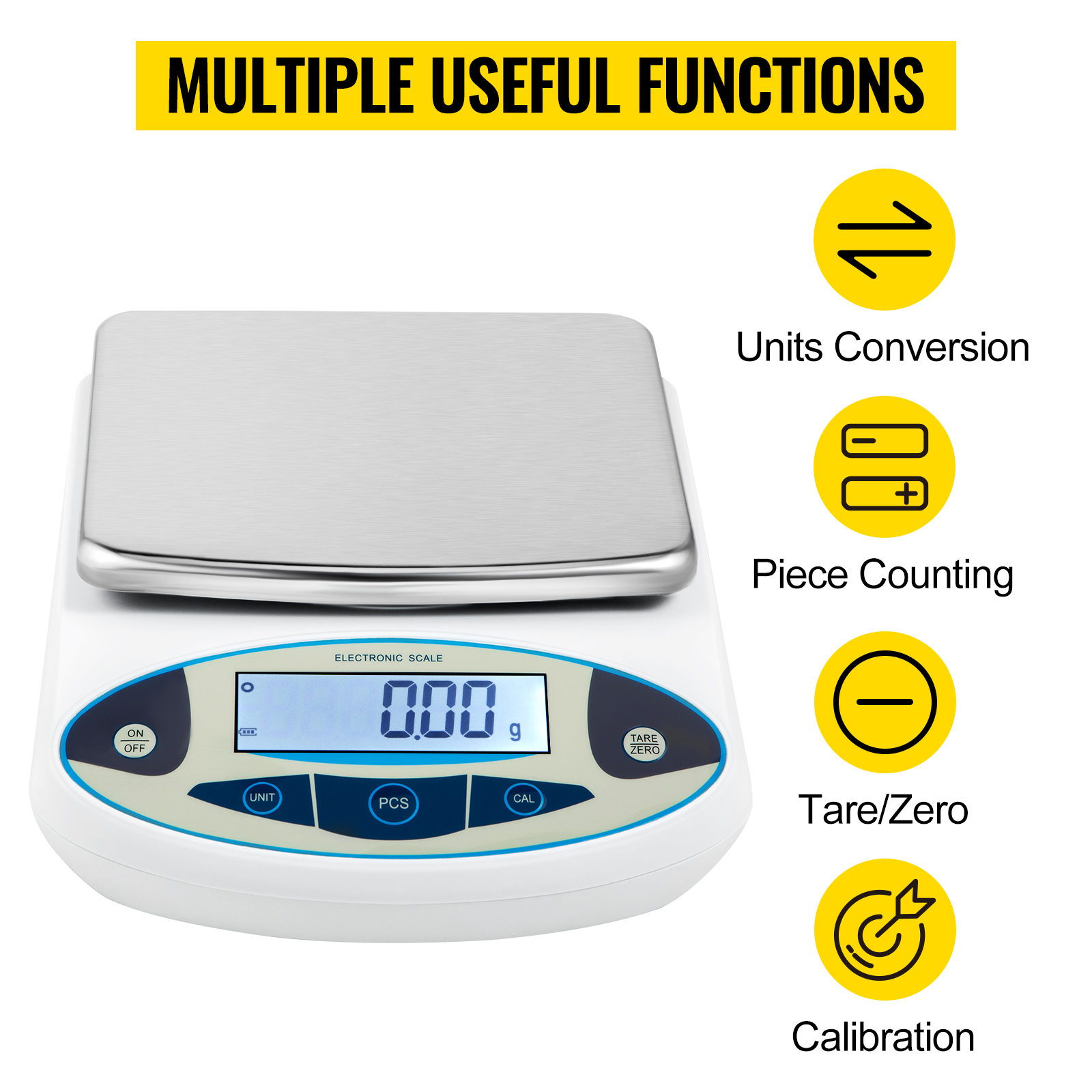 CGOLDENWALL High Precision Lab Digital Scale Analytical Electronic Balance Laboratory Lab Precision Scale Jewelry Scales Kitchen Precision Weighing
