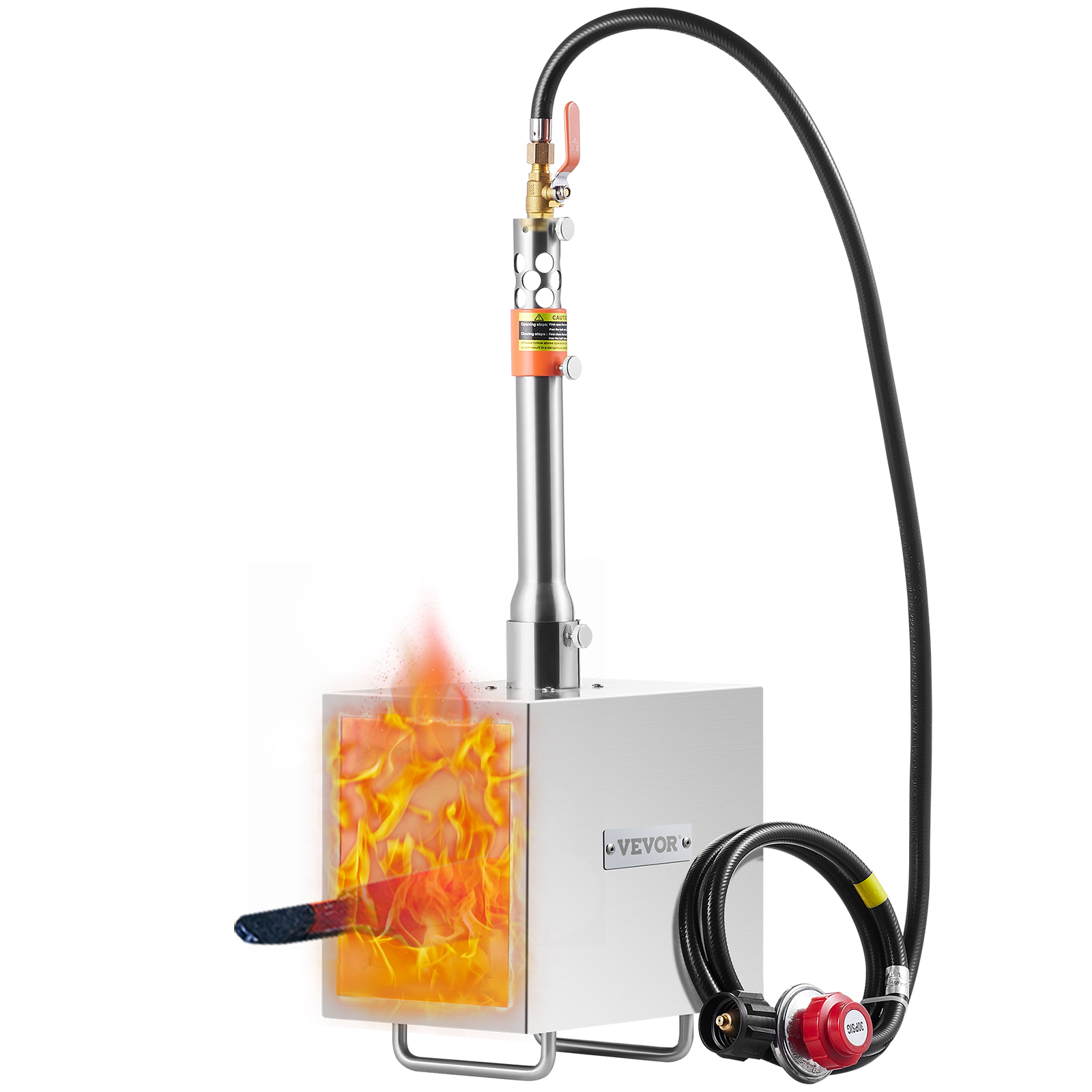 VEVOR Portable Propane Forge 1-3 Burner Farrier Forge 1427/2600℃ Knife Metal - Picture 15 of 50