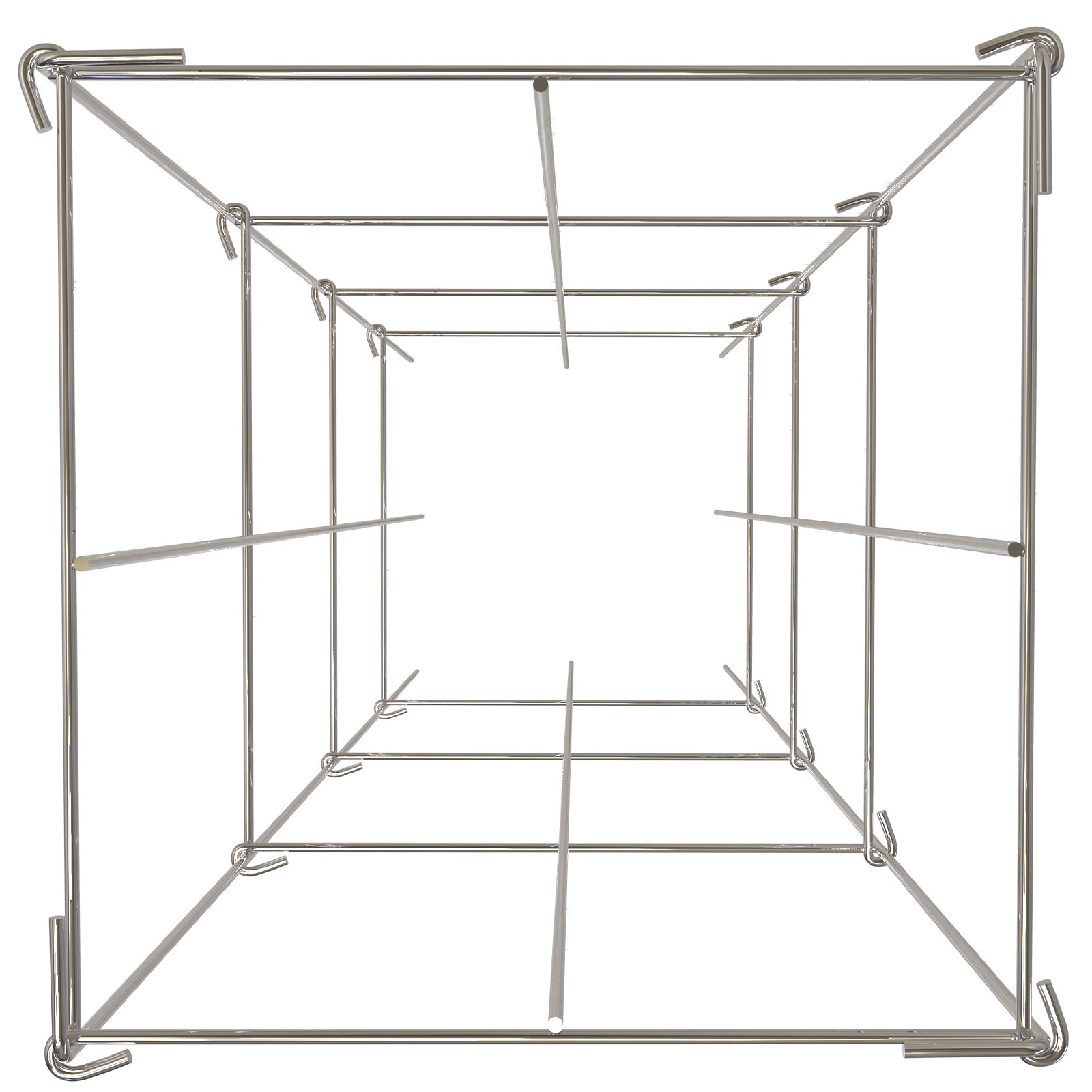 Tomato Cages Plant Support Cage Square Steel 3/5/6/10 Packs Silver/Green - Picture 72 of 75