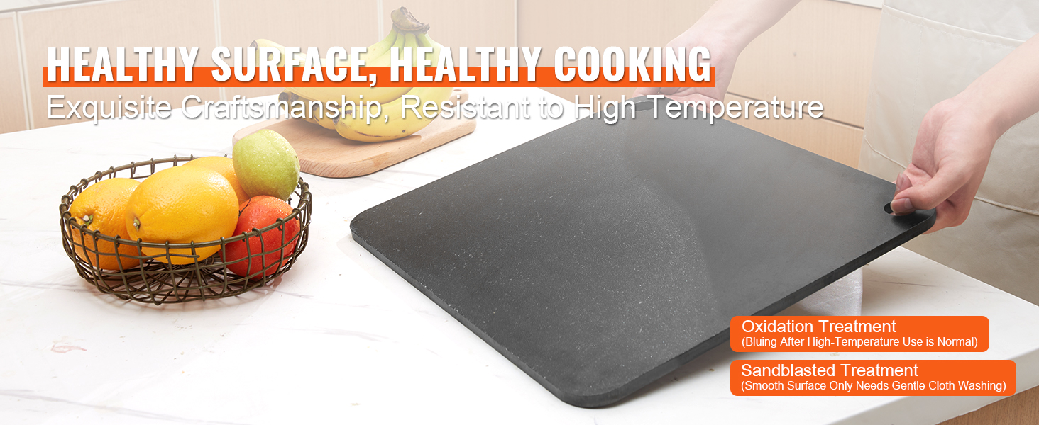 thumbnail image 2 of Hisencn Pizza Steel Set For Oven And Grill, 13 Inch Square 2 of 14