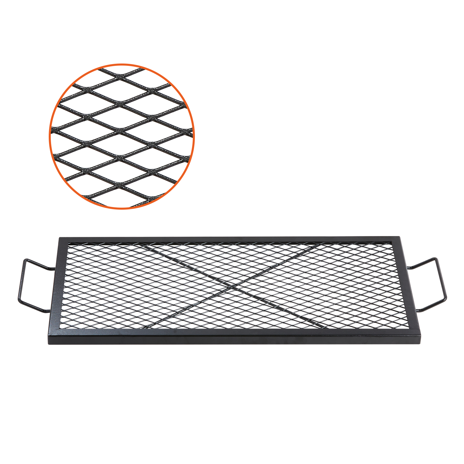 VEVOR 30/32/36/44" Round/Rectangle Cooking Grate Fire Pit Grill Grate X-Marks - Picture 51 of 62