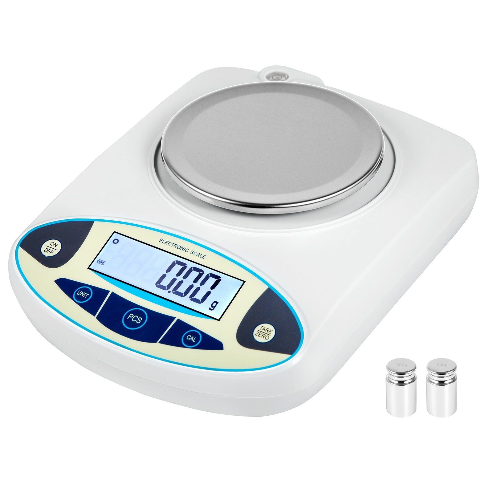  CGOLDENWALL Precision Lab Scale Digital Analytical Balance  Laboratory Balance Jewelry Scale Scientific Scale 0.01g Accuracy 110V  (5000g, 0.01g) : Industrial & Scientific