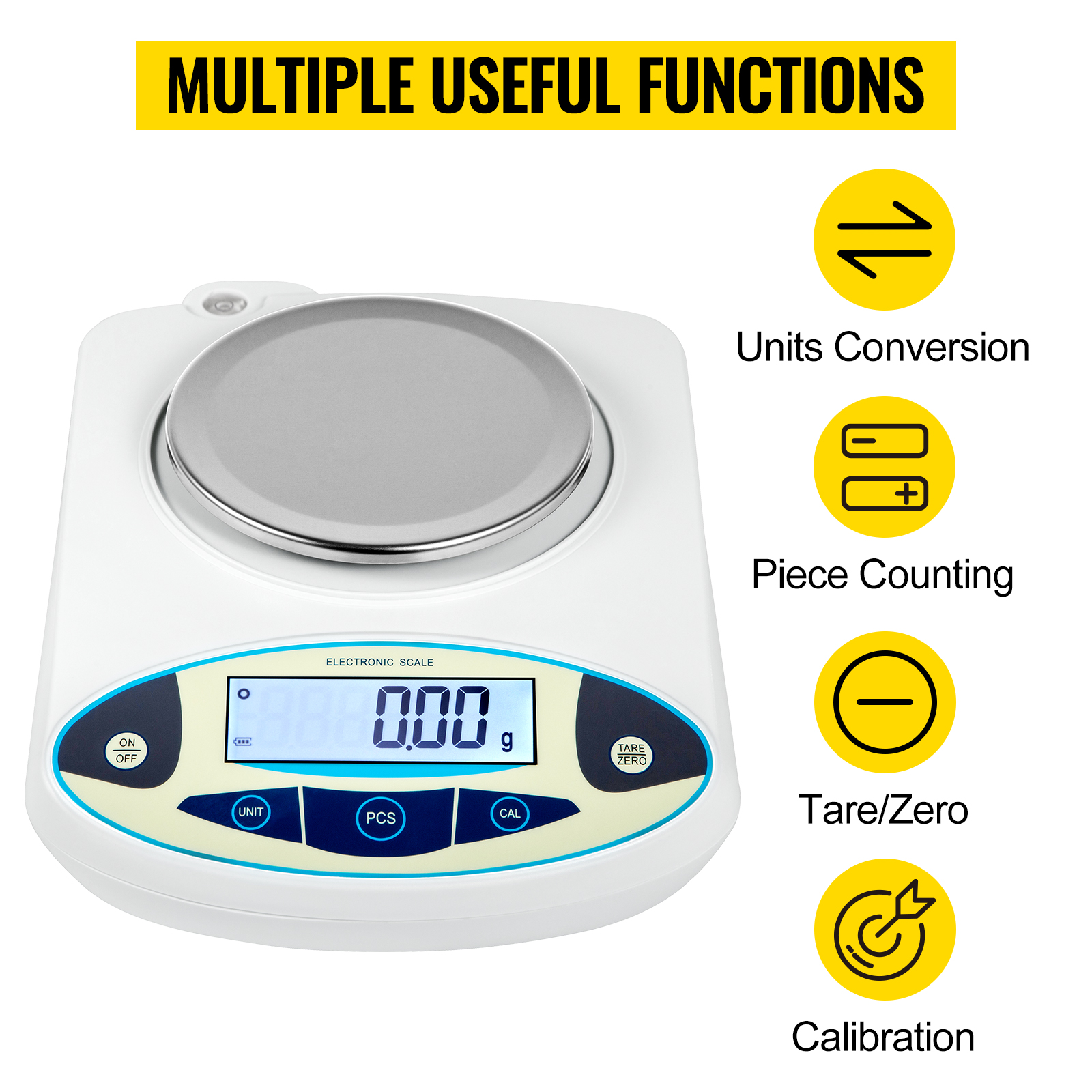 High Precision Lab Digital Scale Analytical Electronic Balance Laboratory  Lab Precision Scale Jewelry Scales Kitchen Precision Weighing Electronic Scales  0.01g Calibrated (3000g, 0.01g) 