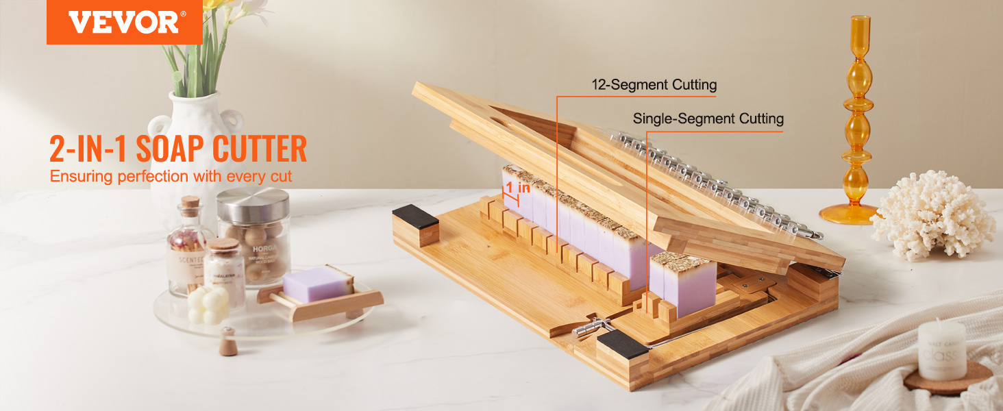 Wooden Soap Cutter Adjustable Wire Slicer Cutting Tool for