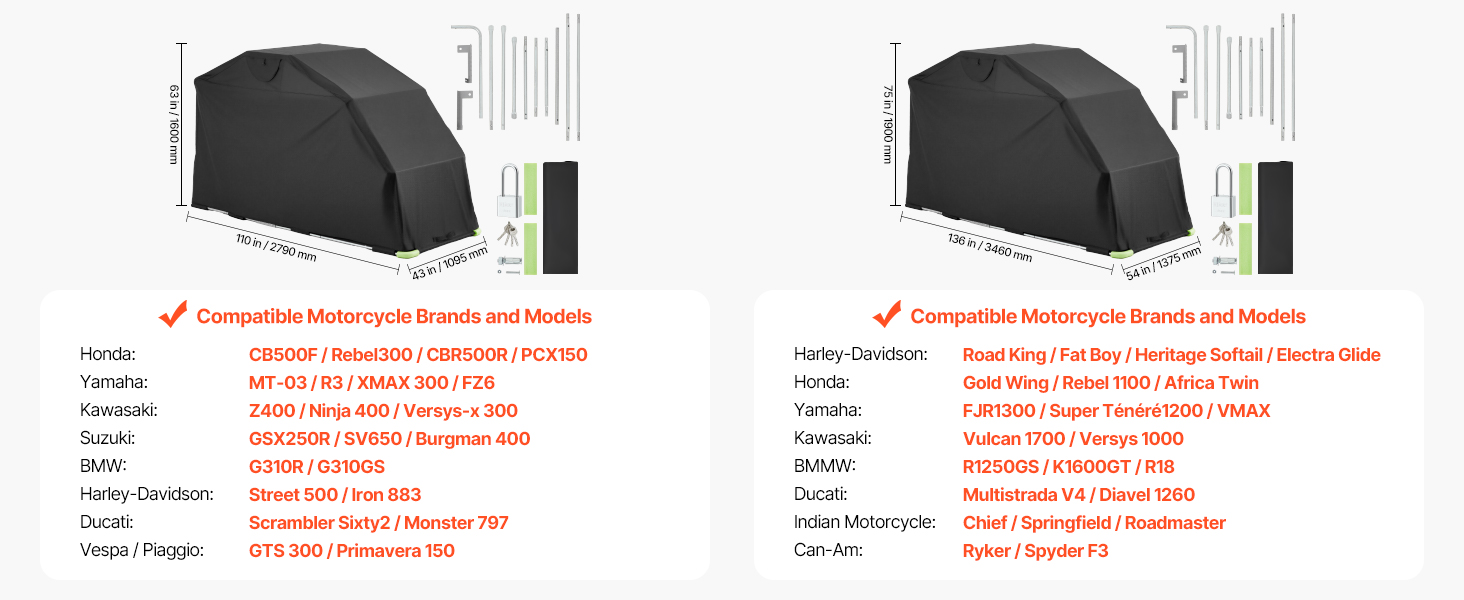 Motorcycle Shelter A100 1.11w