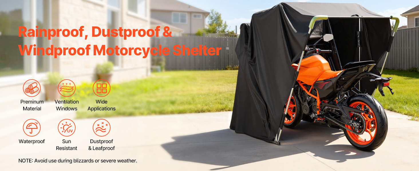 Motorcycle Shelter A100 1.4w