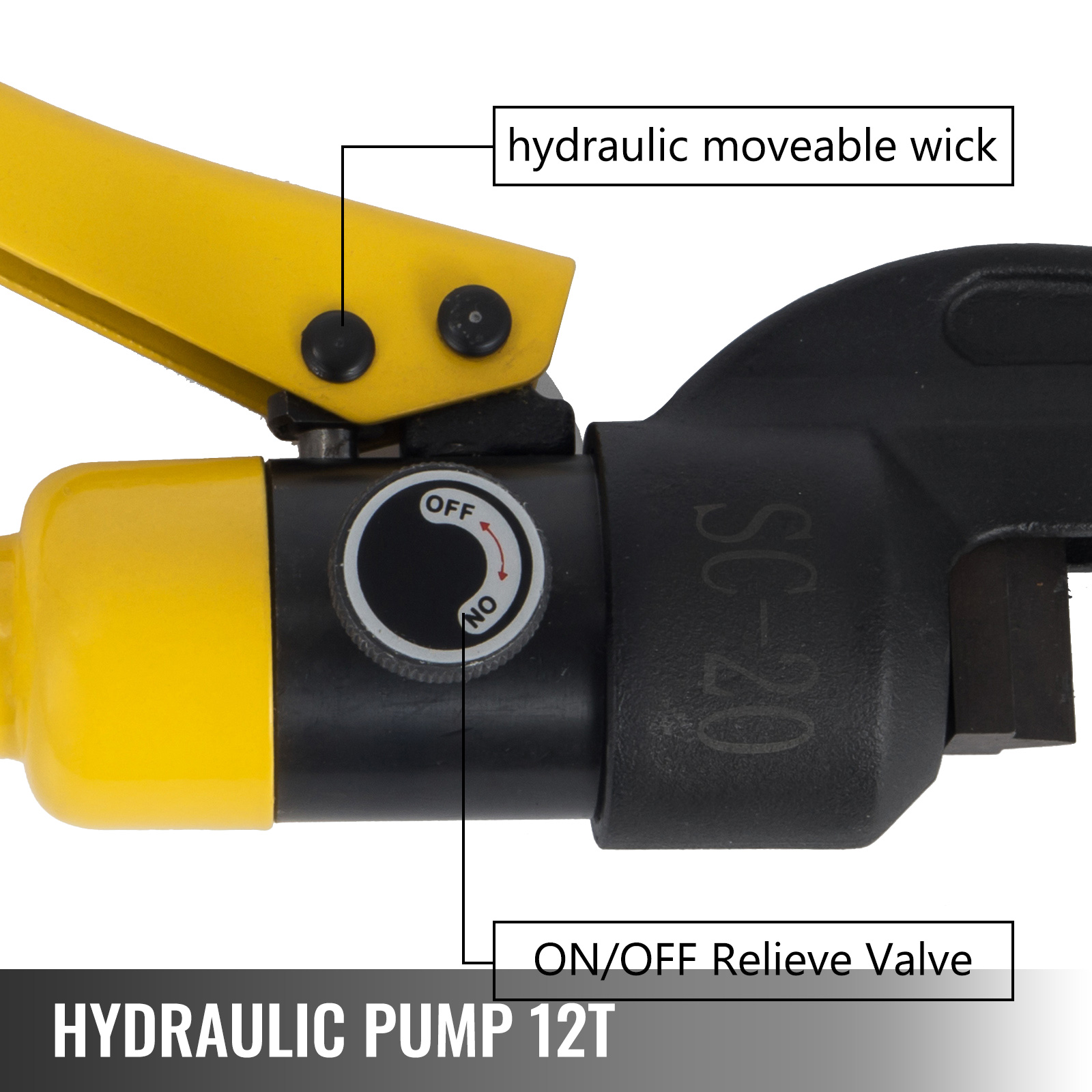 G-20 Professional Handheld Hydraulic Rebar Cutter Cuting 4 mm to 20 mm 12 Ton 