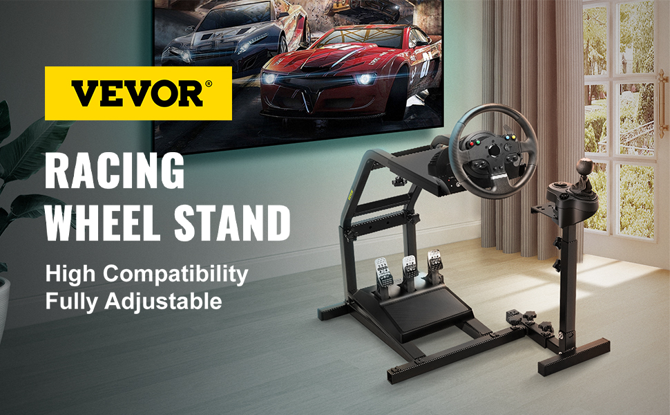 VEVOR Racing Simulator Lenkradständer für Logitech G29, G27, G25 Racing  Wheel Pro Stand Wheel und Pedale, Nicht Enthalten Wheel Stand