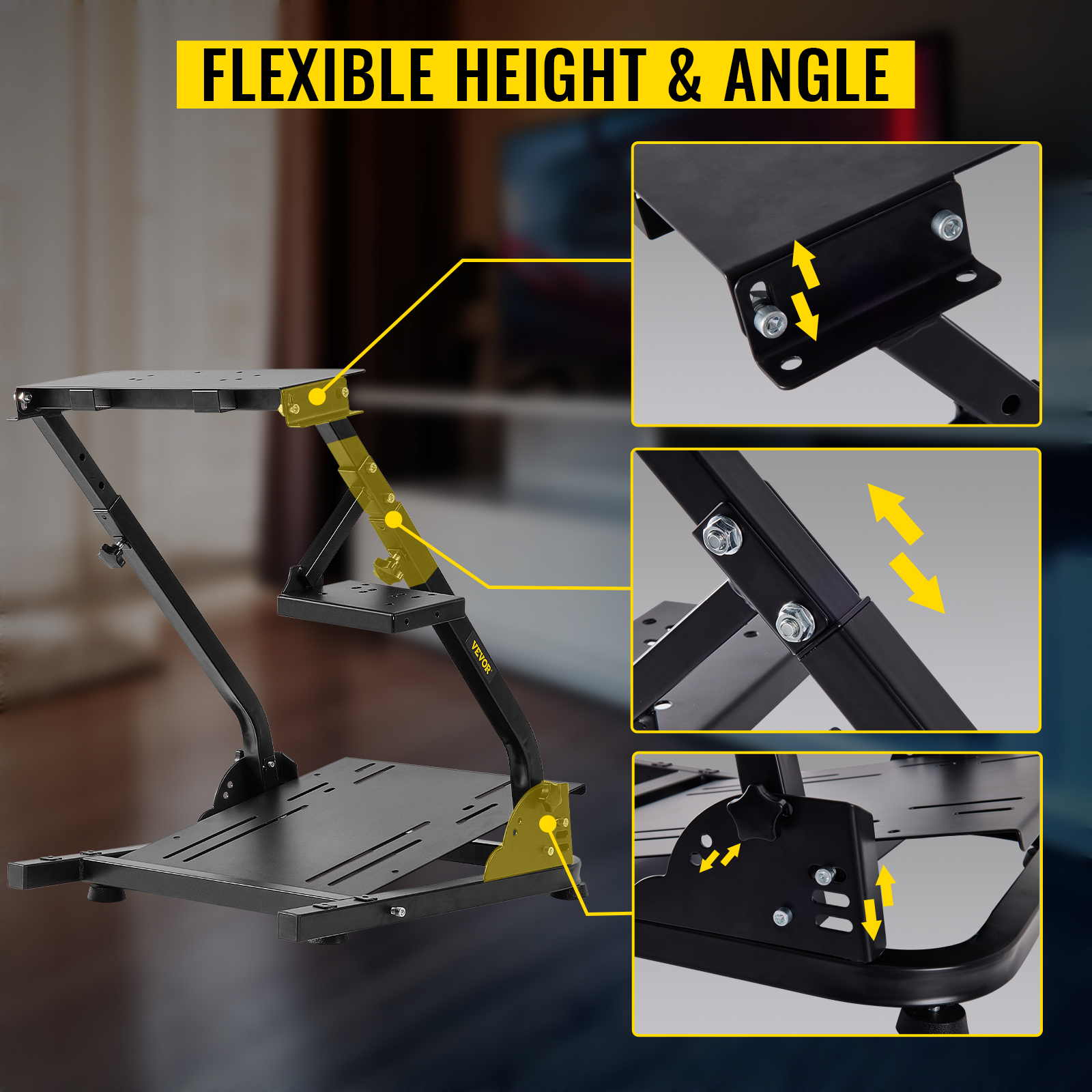 Racing Steering Wheel Foldable Stand Logitech G920 G923 G29 G25 G27 PS5 PC  Xbox 