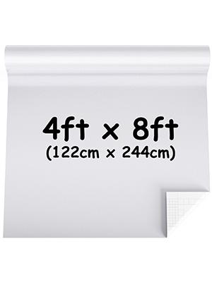 VEVOR White Board Paper, 8x4 ft Dry Erase Whiteboard Paper w