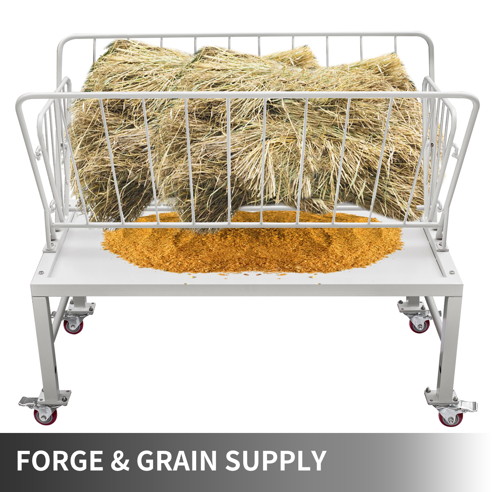 Removable Hay Rack Sheep Goat Feeder Livestock Feed Bunk Mini Llama ...