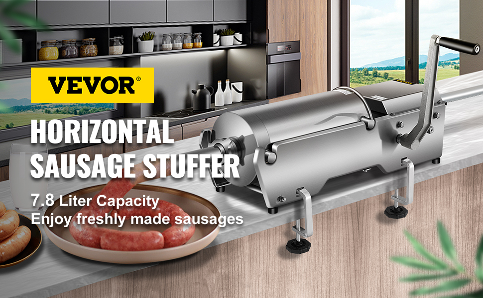  Manual Meat Grinder Multifunctional Sausage Stuffer Maker  Kitchen Utensils (Size 5(22.6cm/8.9in)): Home & Kitchen