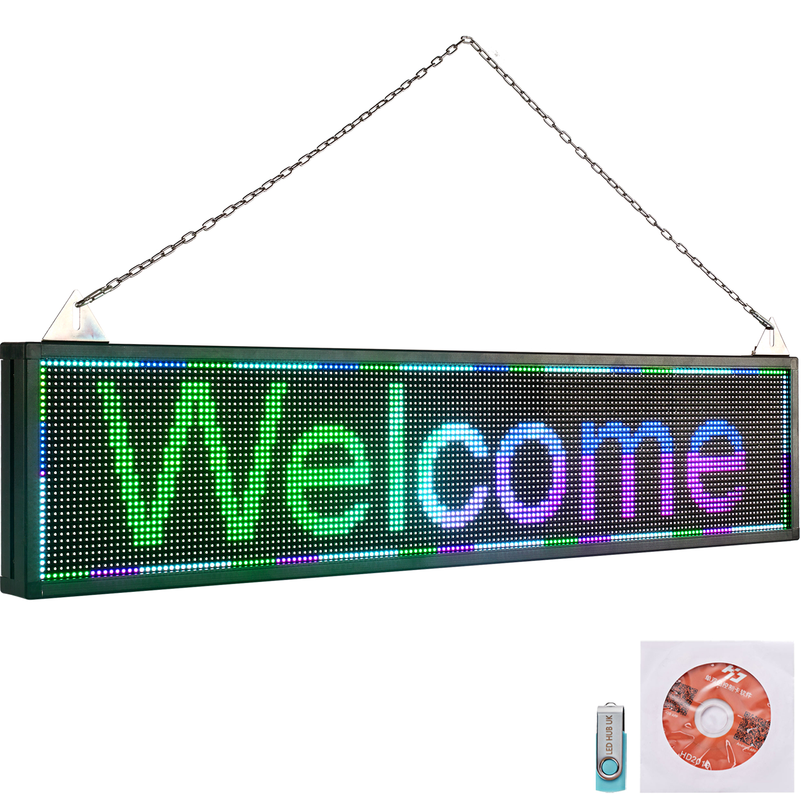 led sign,40 x 8inch,advertising and business