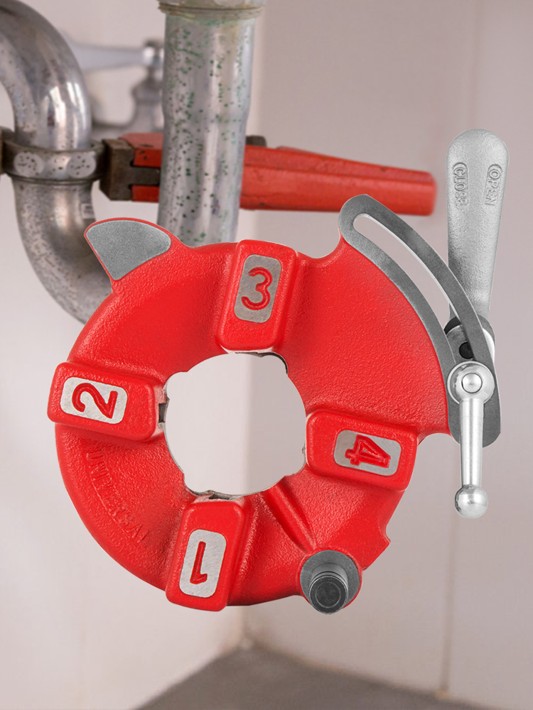 VEVOR 811A Universal Self Open Dies Head Fit for Ridgid 1/8-2inch 97075 NPT 300 535 Pipe Threader Self Quick Open Right-Handed 300C 500 Carriage Cutter